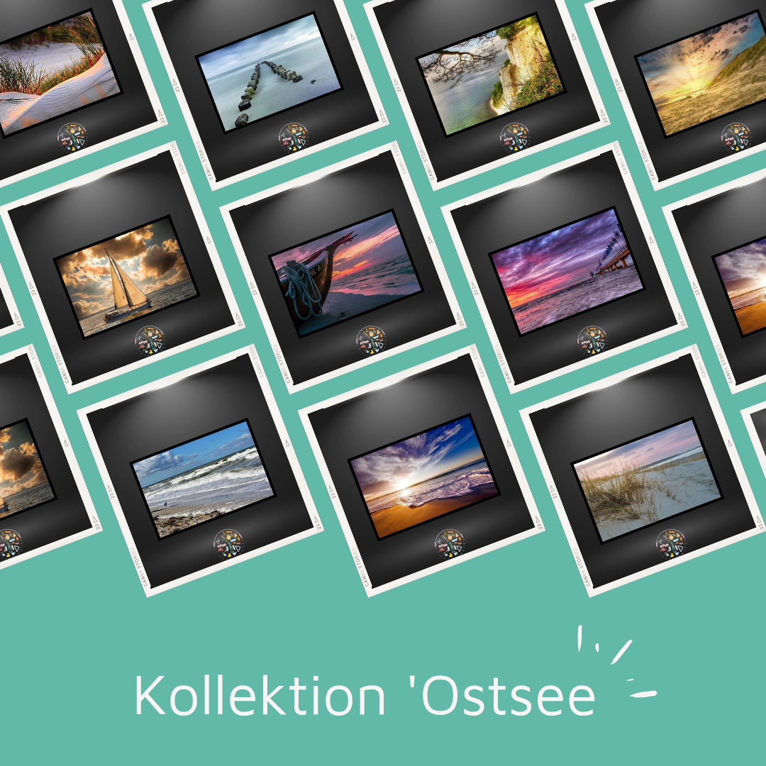 Kollektion 'Ostsee' - Bilder von der Ostsee mit eckigen Steinen