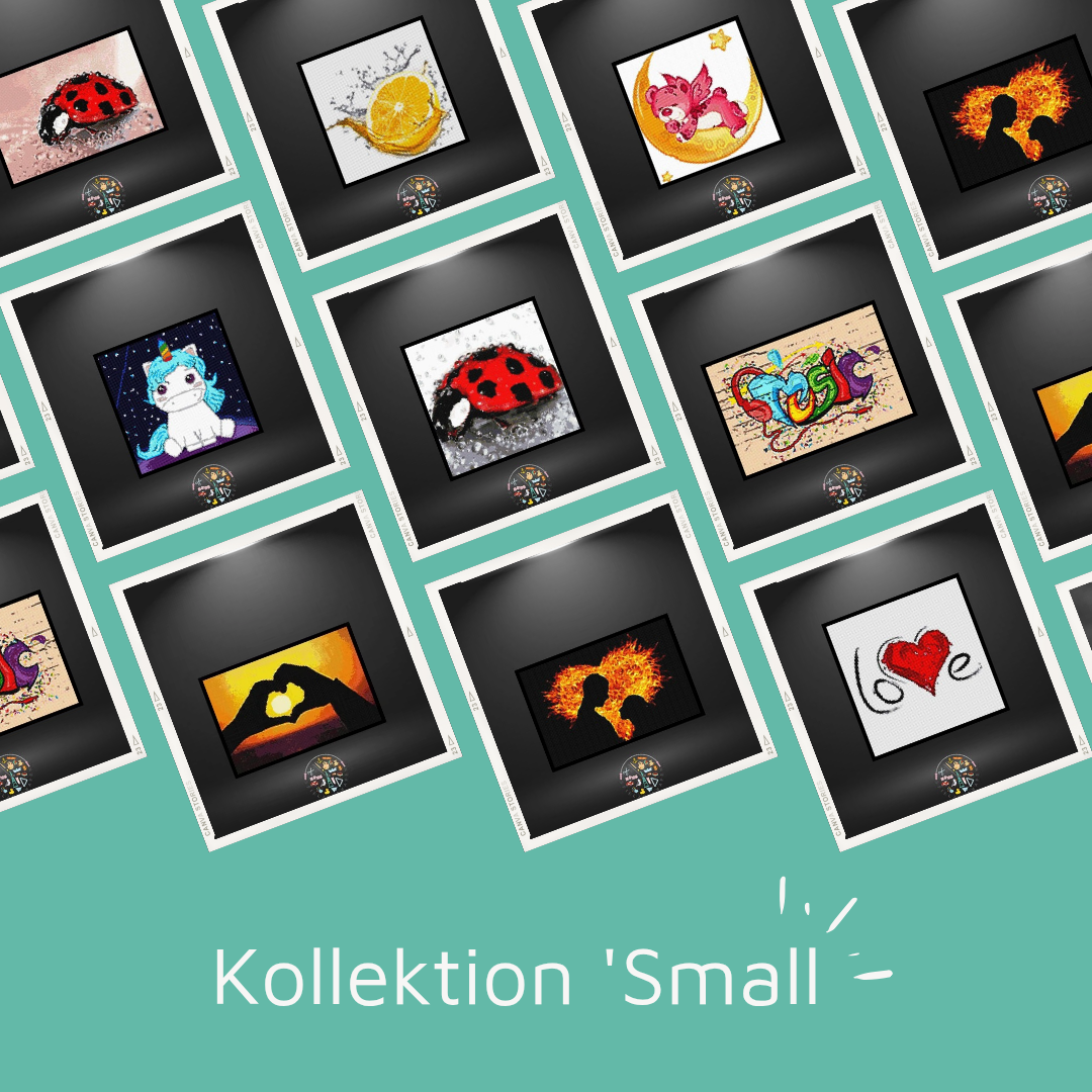 Kollektion 'Small' - kleine Bilder mit eckigen Steinen