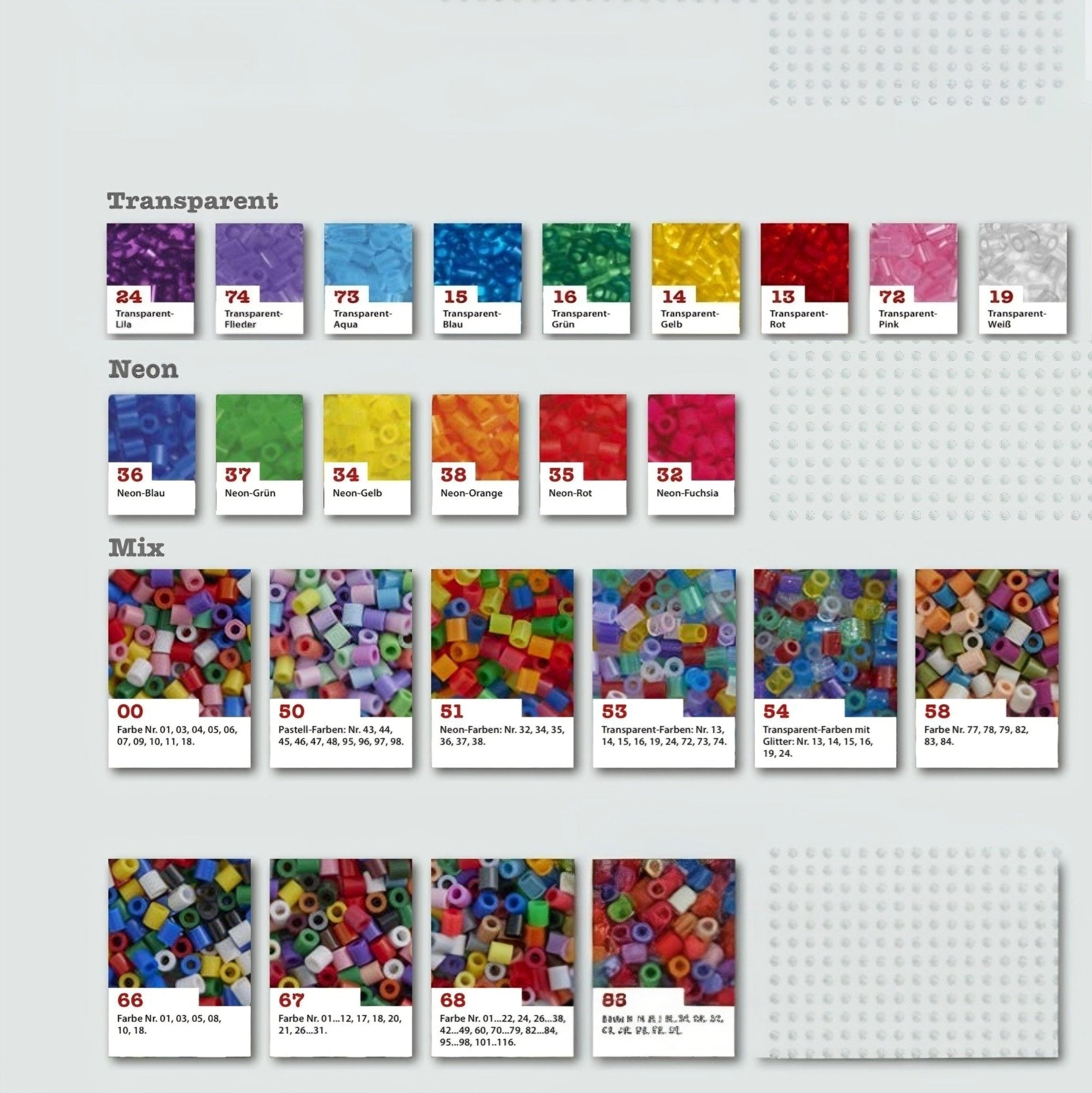 1000er Set Auswahl Hama Midi Bügelperlen von Spielzeughafen