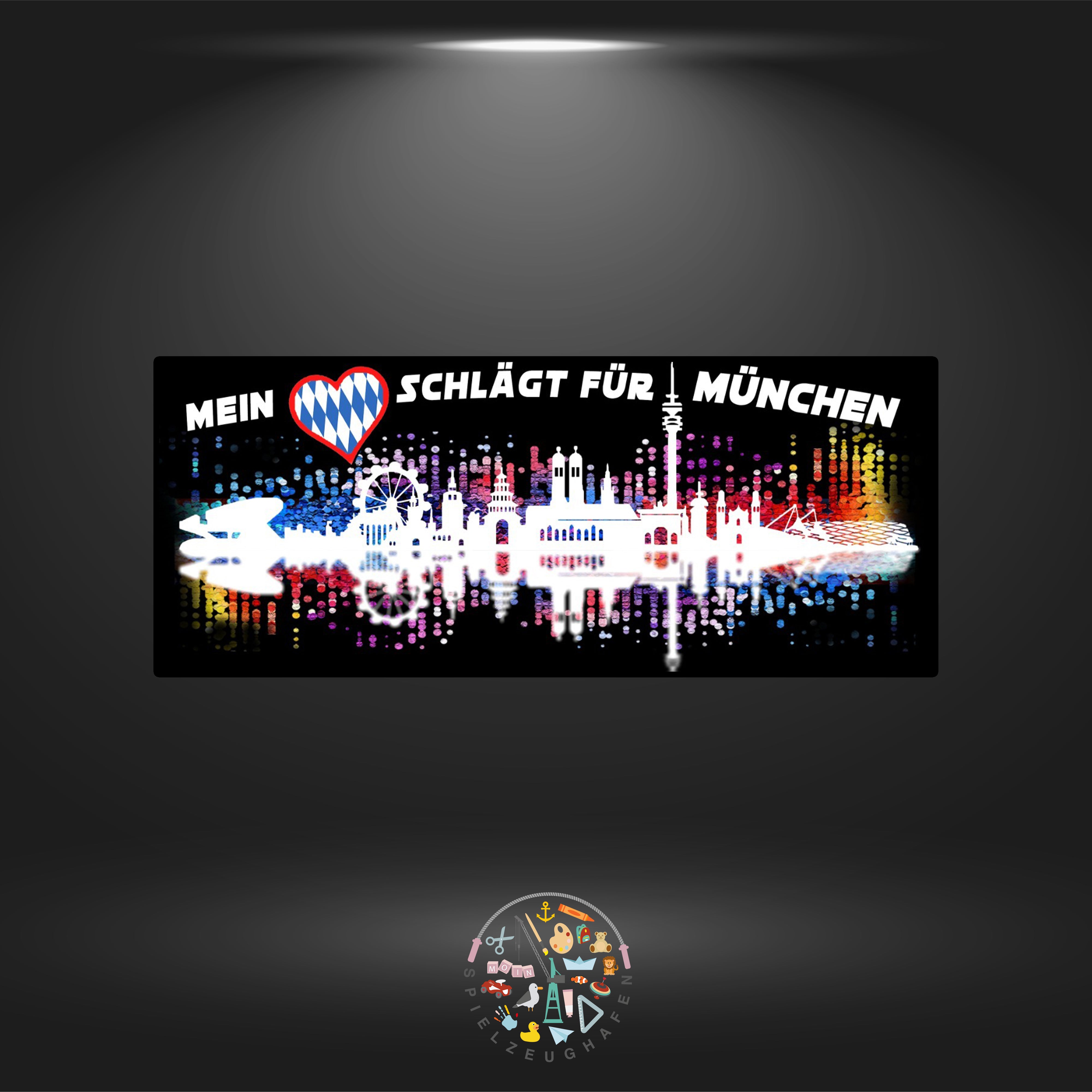 Skyline München - Strass rund