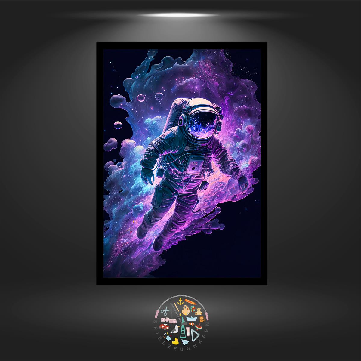 Astronaut - Quadratisch mit Strass (eckig) von Spielzeughafen