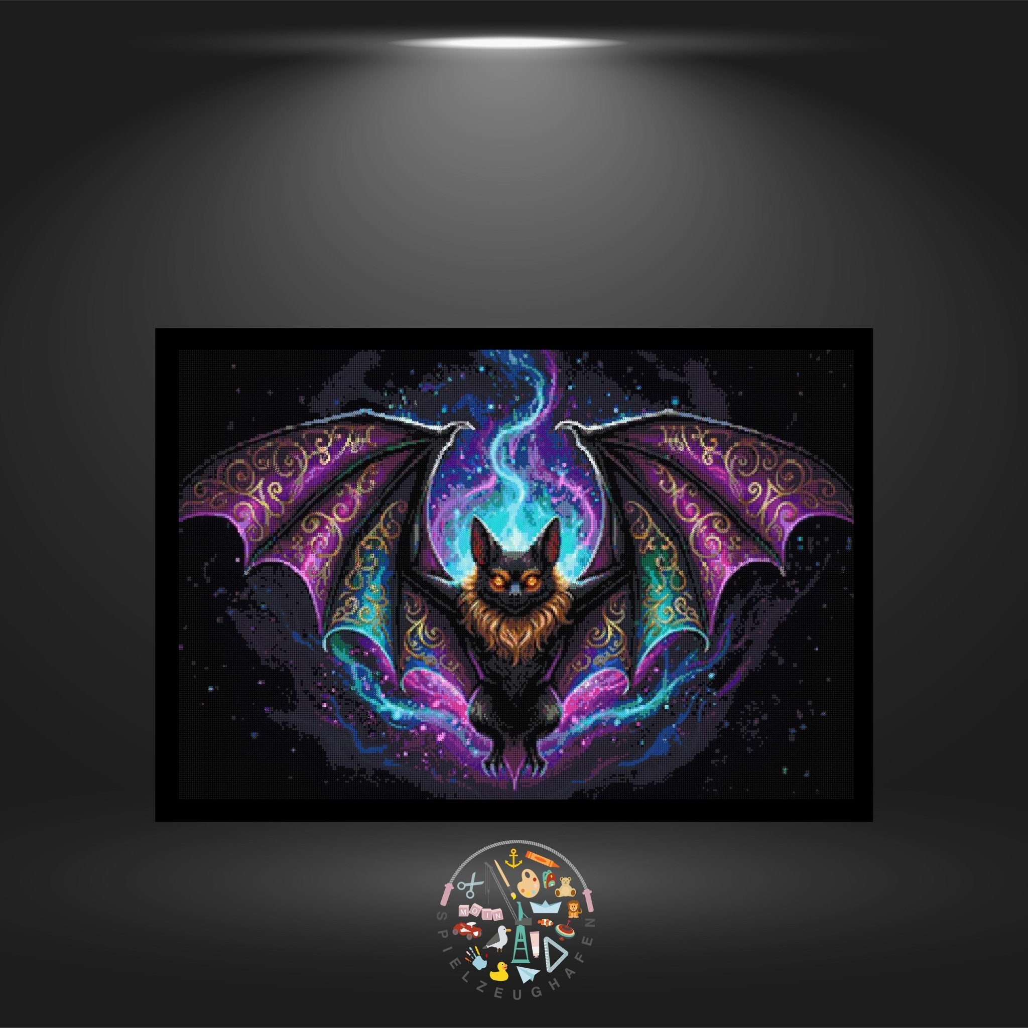 Bat de luxe - Strass rund von Spielzeughafen