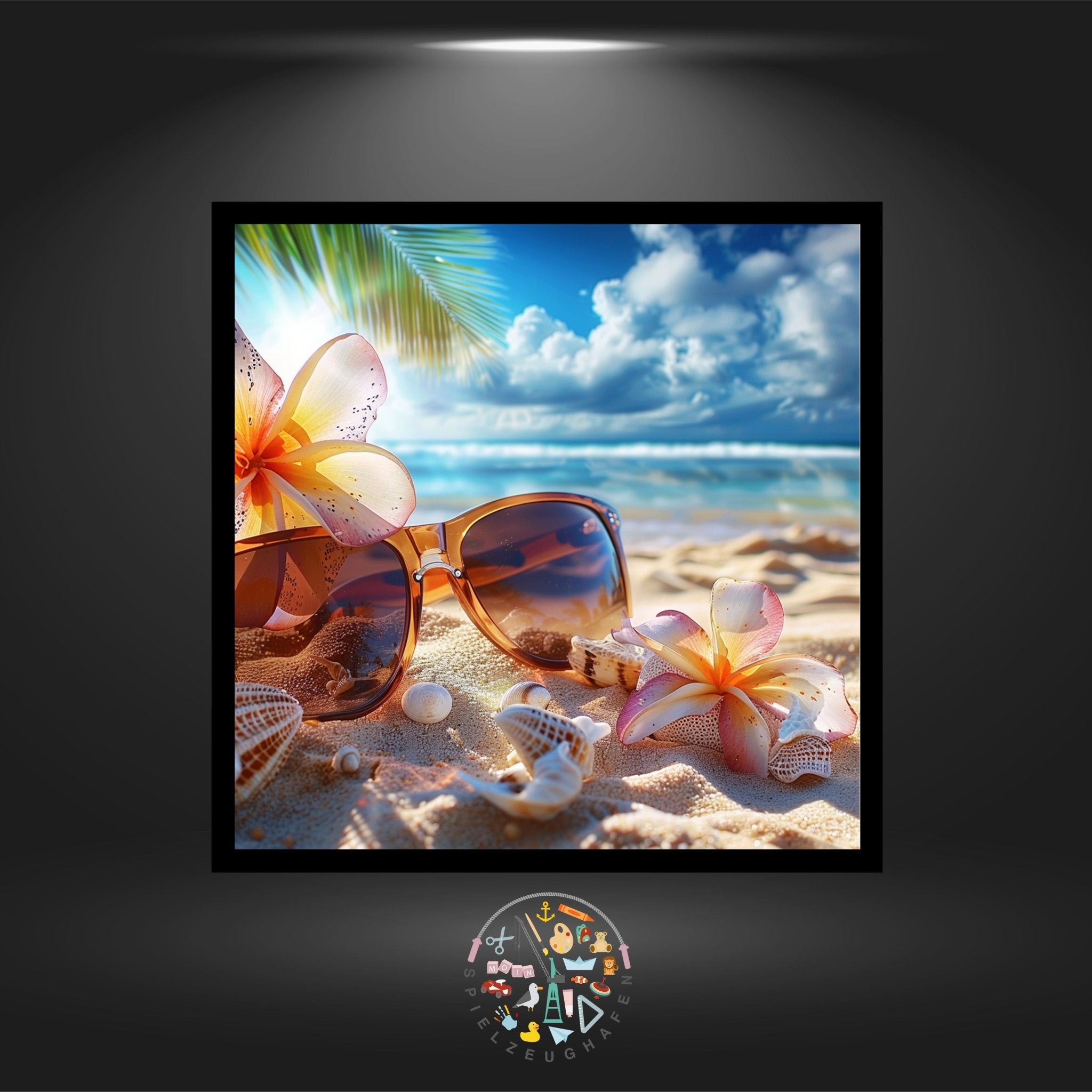 Beach feeling - Quadratisch von Spielzeughafen