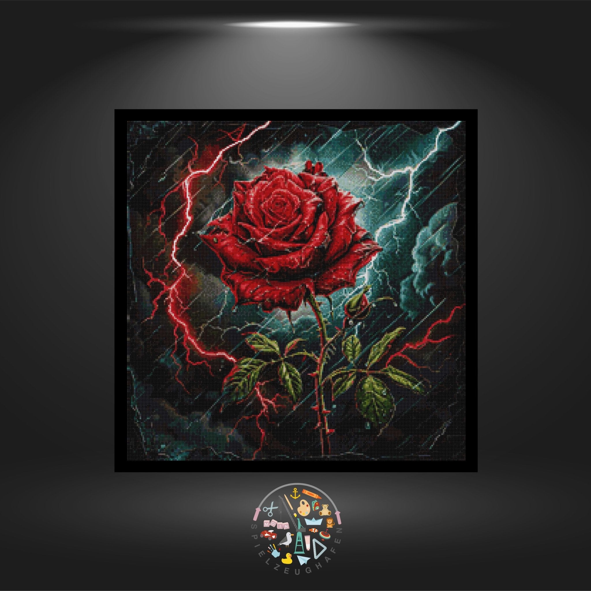 Bloody Rose - Quadratisch von Spielzeughafen