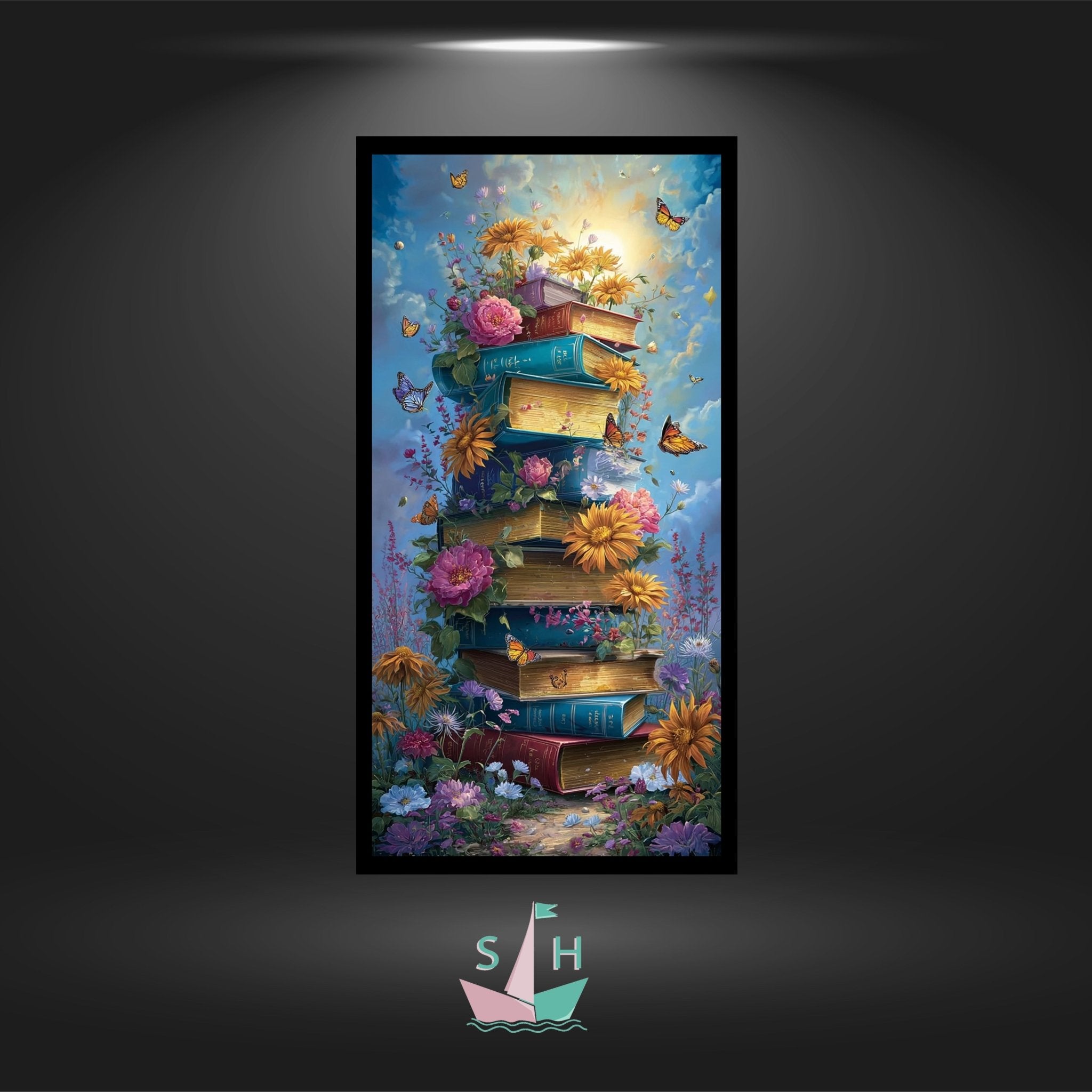 Blooming Library - Bügelperlen von Spielzeughafen