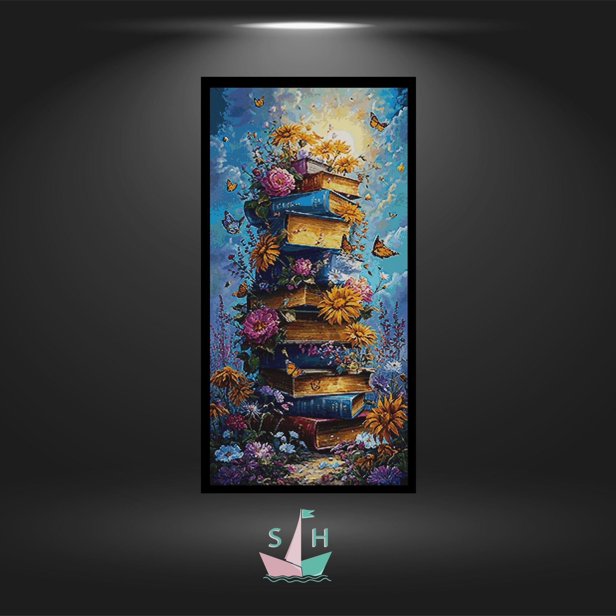 Blooming Library - Quadratisch von Spielzeughafen