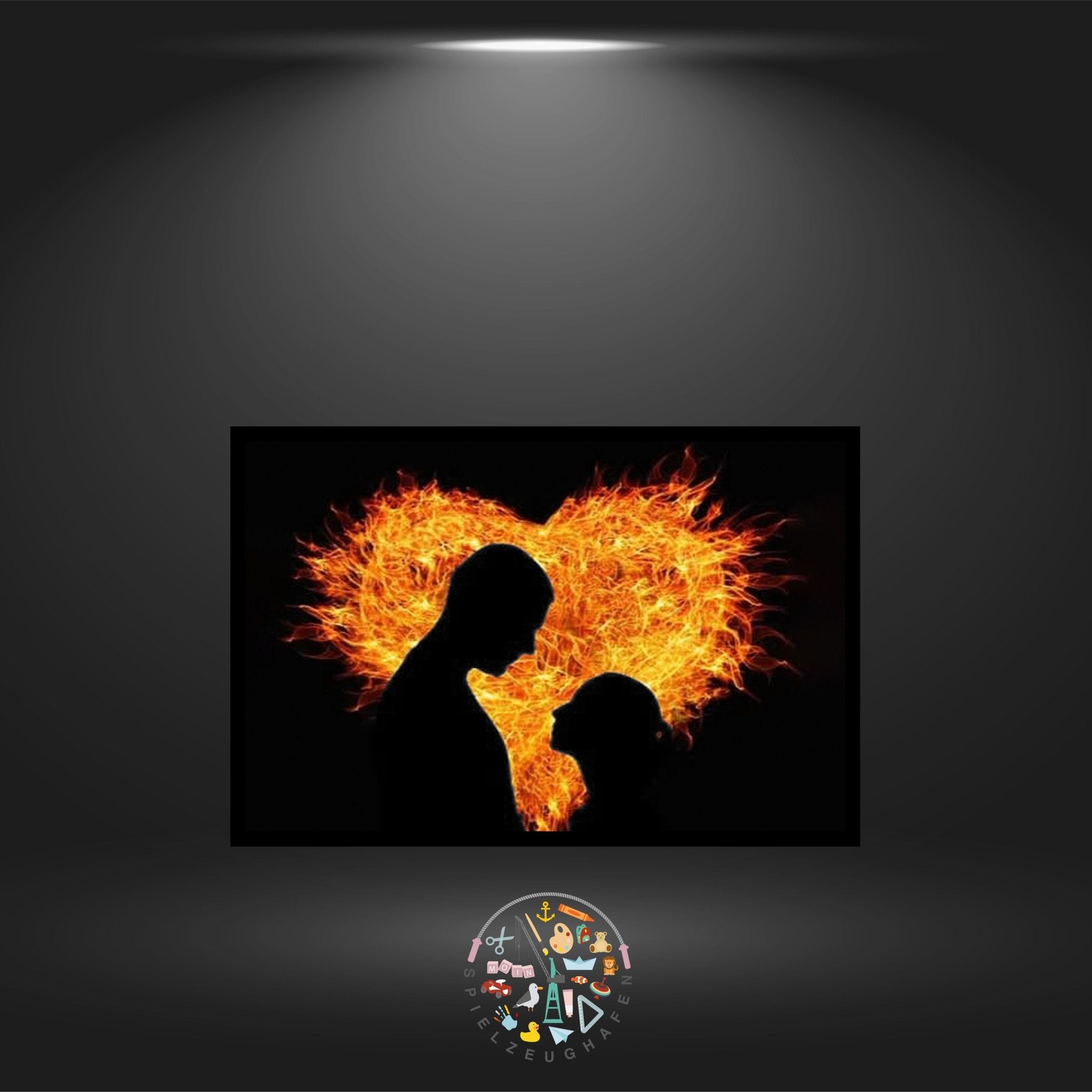 'Burning Couple' - Strass von Spielzeughafen