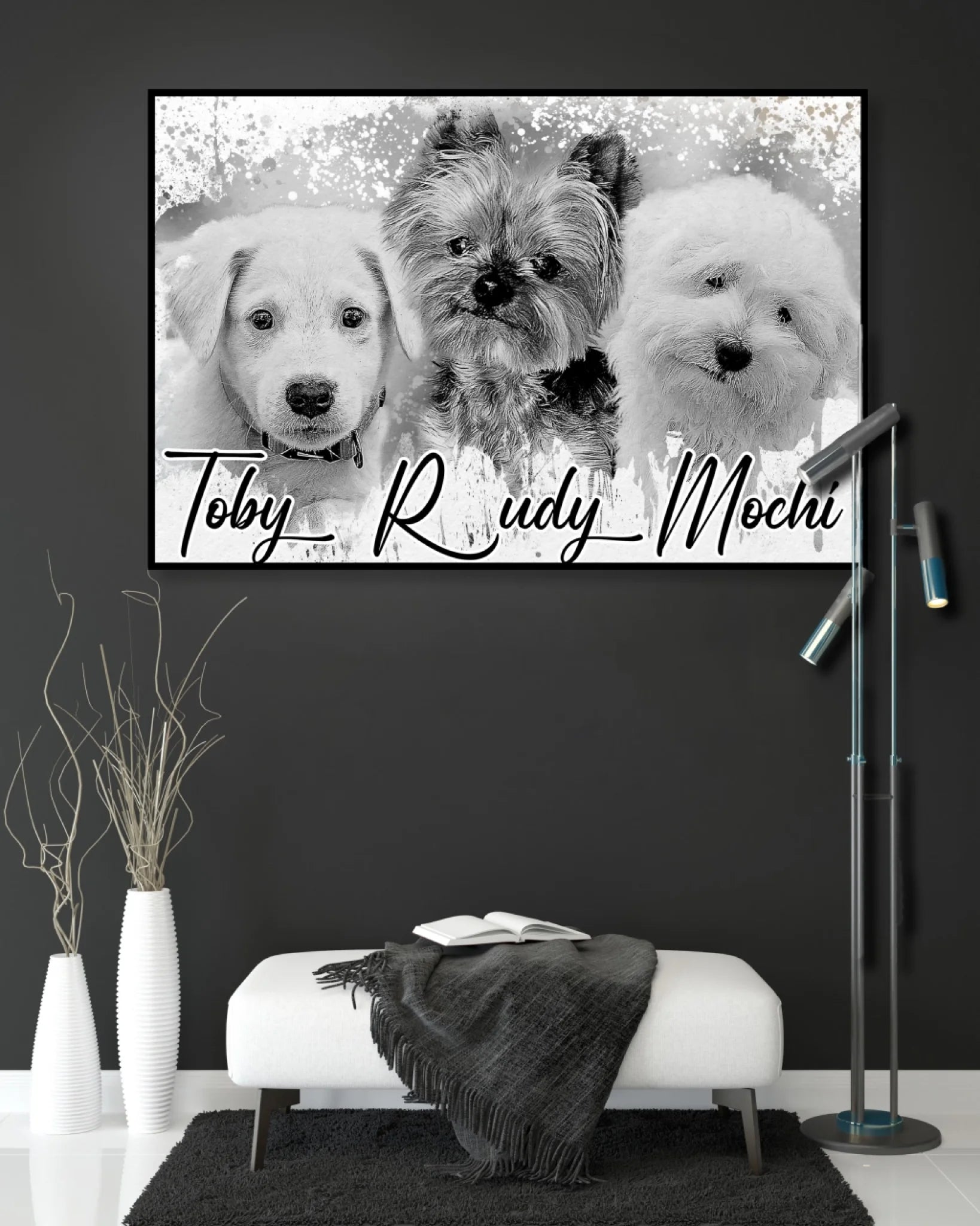 Dein Liebling - als Aquarell Bügelperlen Painting von Spielzeughafen