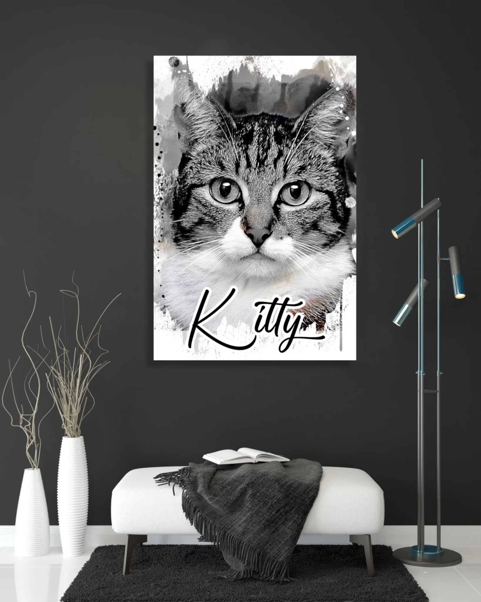 Dein Liebling - als Aquarell Bügelperlen Painting von Spielzeughafen