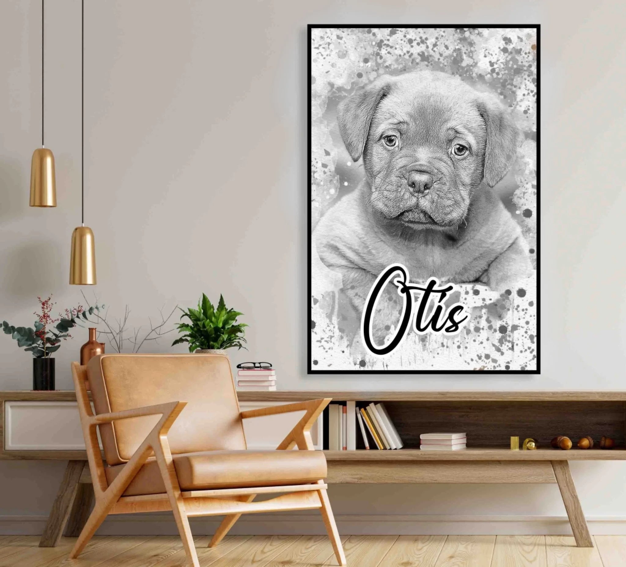 Dein Liebling - als Aquarell Bügelperlen Painting von Spielzeughafen