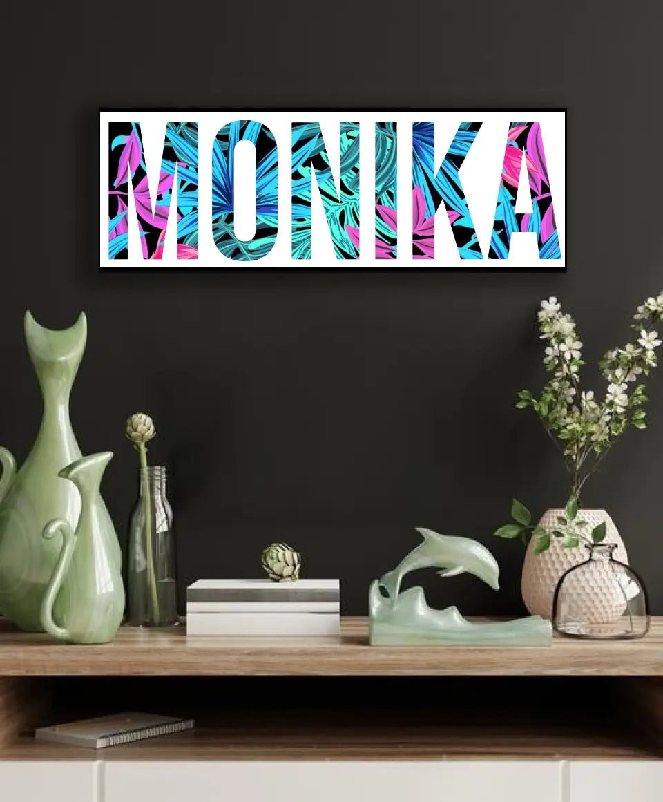 Dein Wunschname als Diamond Painting in eckig oder Strass ( rund ) von Spielzeughafen