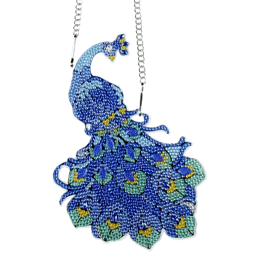 Diamond Painting Fensterbild 'Pfau' (14) von Spielzeughafen