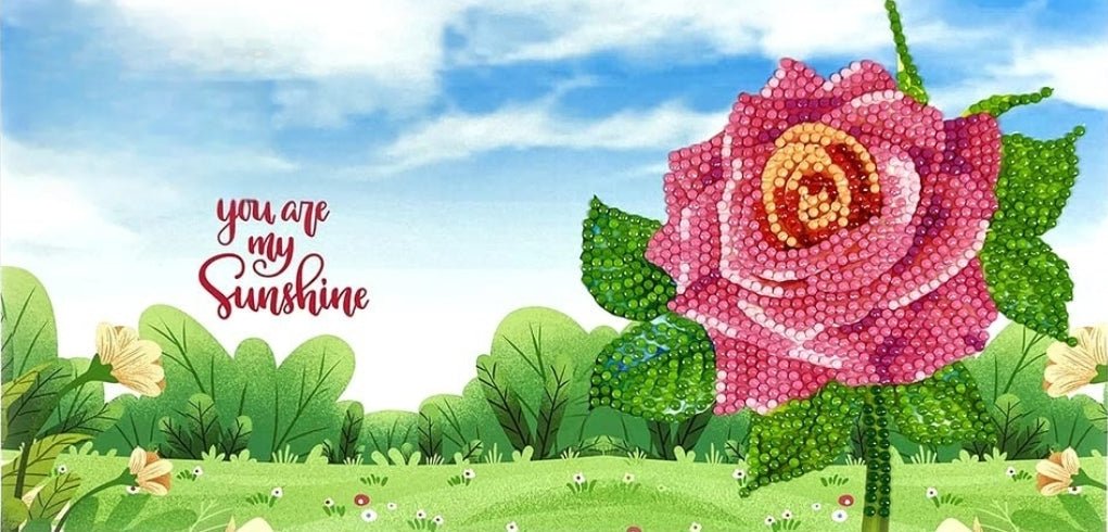 Diamond Painting Grußkarten 'Blumen' (36) von Spielzeughafen