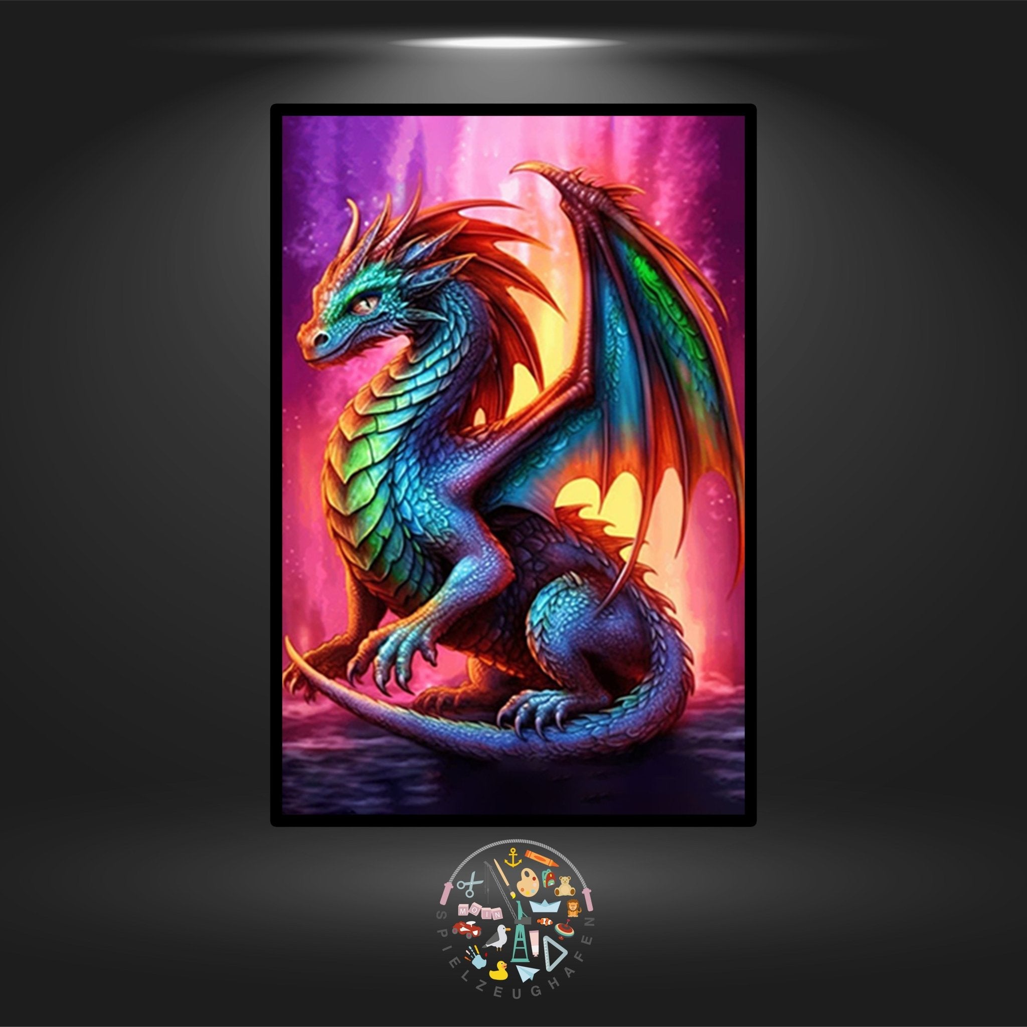 Drache 'Dragos' - Strass rund von Spielzeughafen