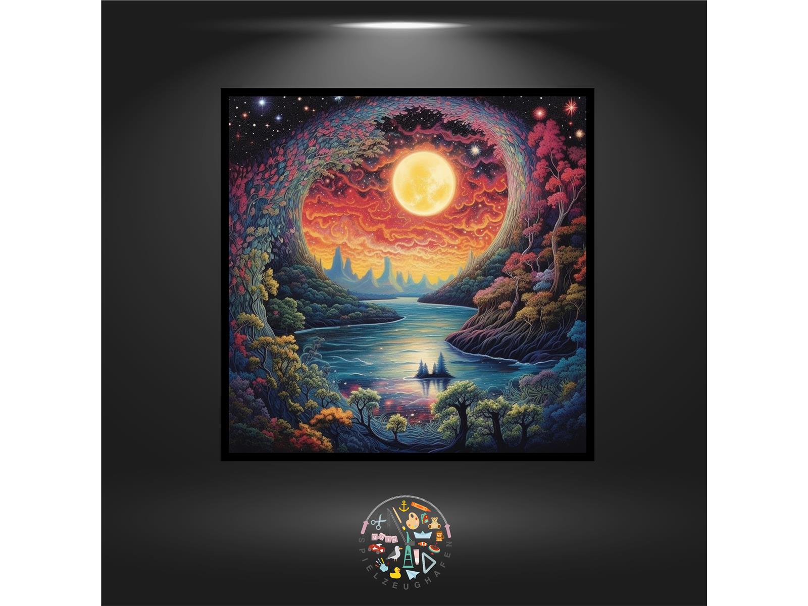 Fantasy Moon 2 - Quadratisch von Spielzeughafen