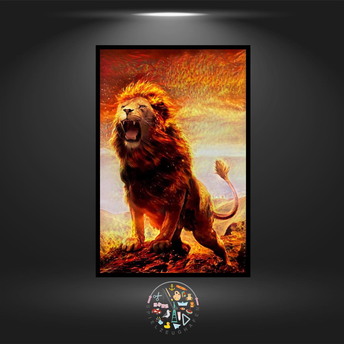 Fire Lion - Quadratisch von Spielzeughafen