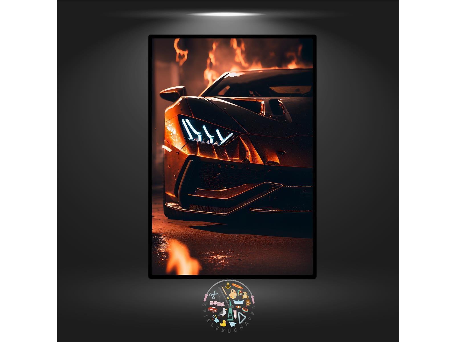 Fire rider - Quadratisch mit Strass von Spielzeughafen