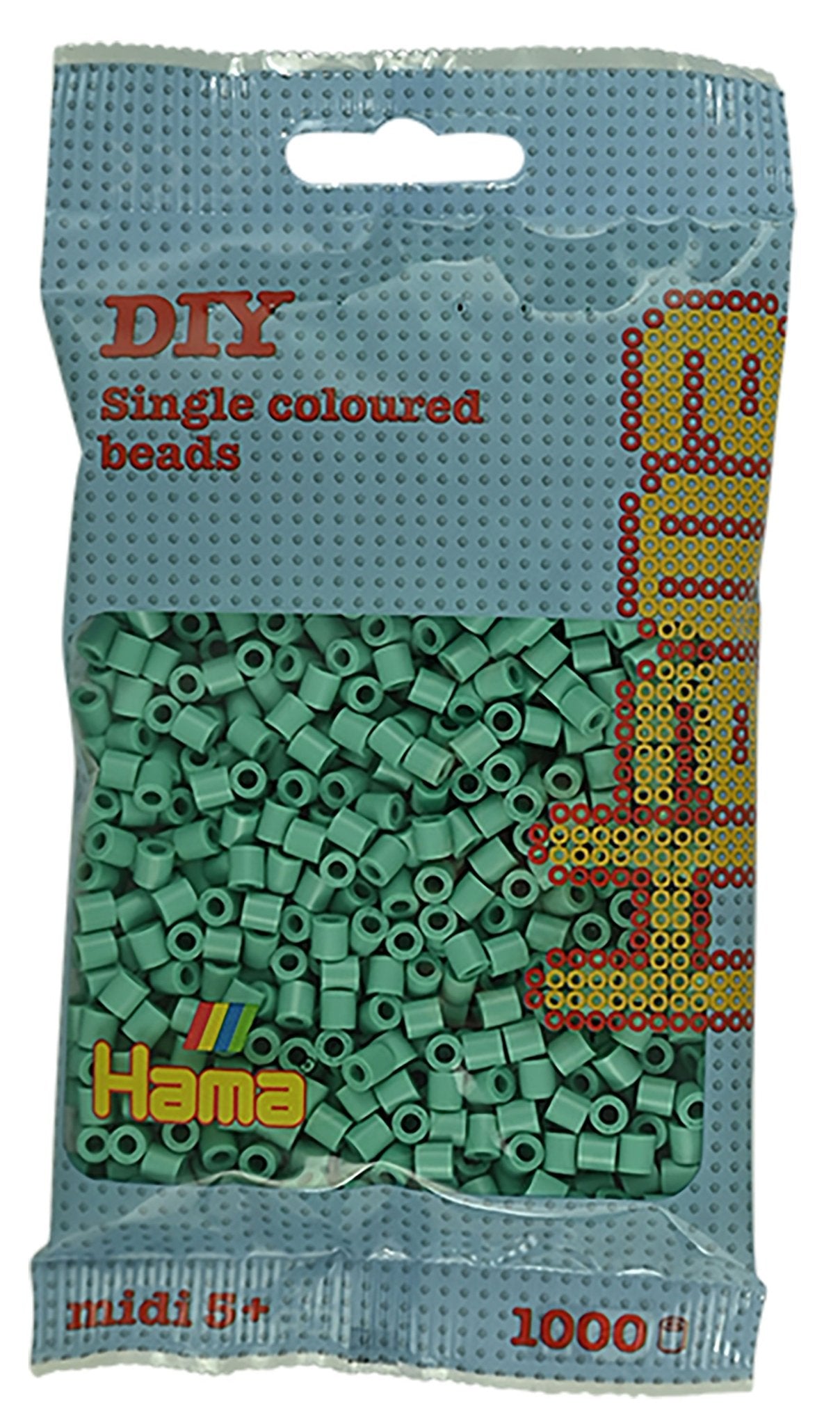 Hama Bügelperlen – Aquamarine, Midi 5 mm (1000 Stk) von Spielzeughafen