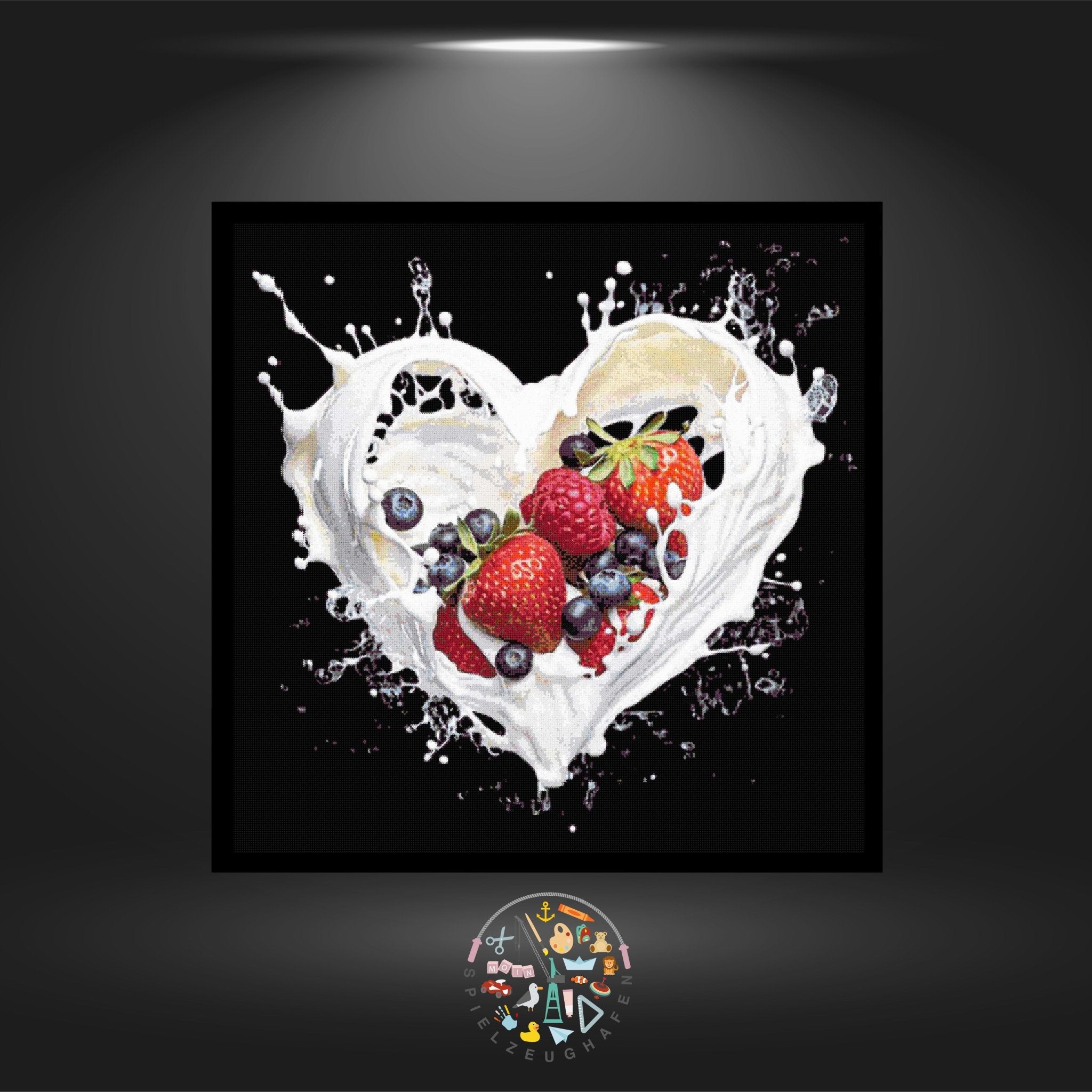 Heart of fruits - Strass von Spielzeughafen