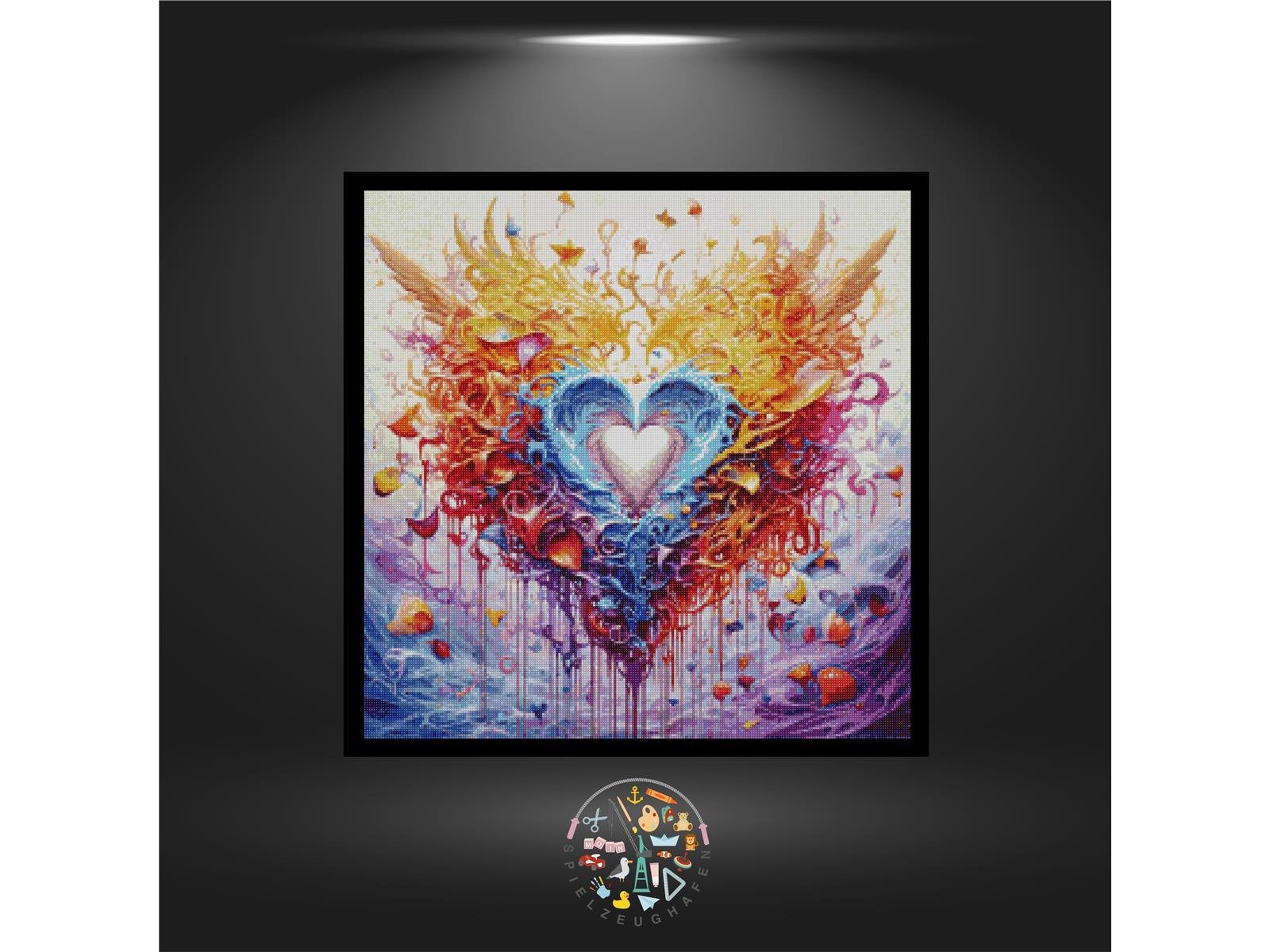 Heart of stones - Quadratisch mit AB, RS, NG von Spielzeughafen