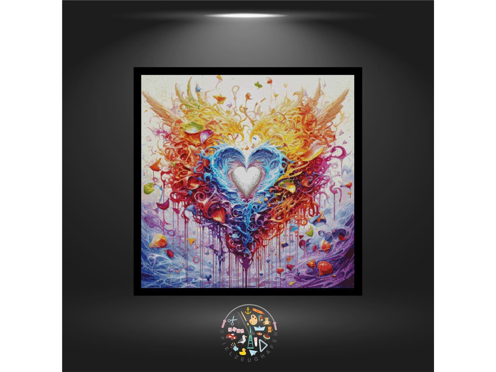 Heart of stones - Quadratisch mit AB, RS, NG von Spielzeughafen