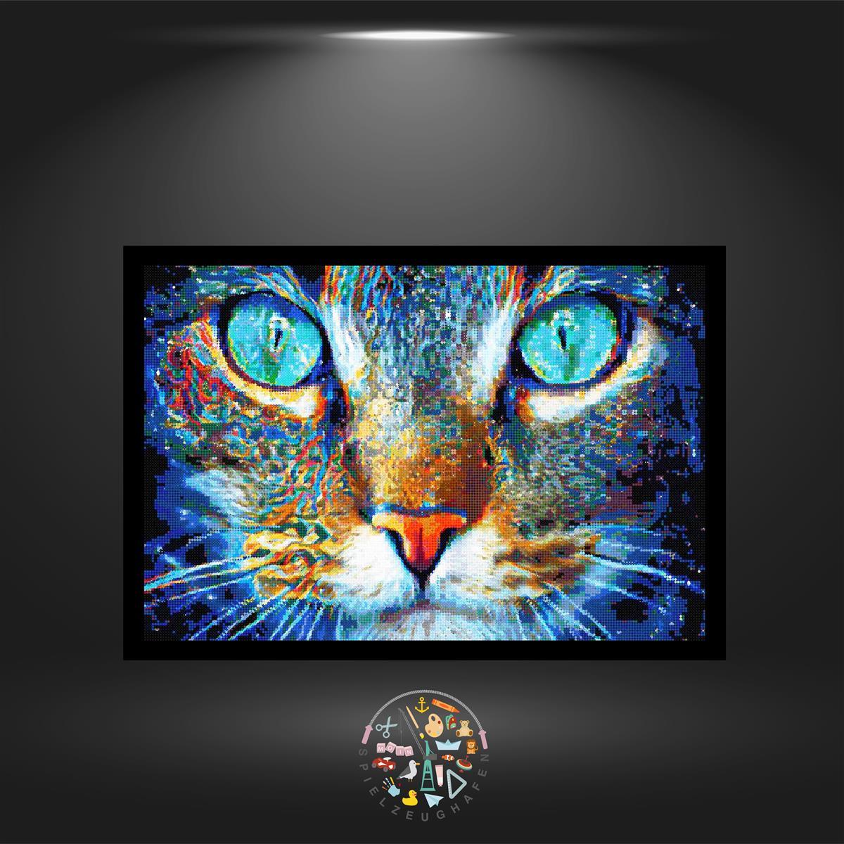 Katze' Azura' - Strass / Rhinestone von Spielzeughafen