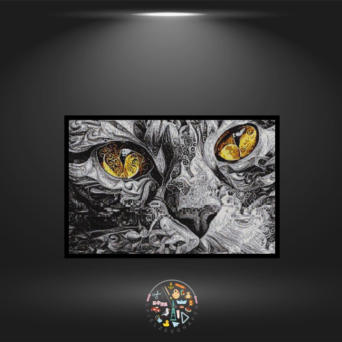 Katze 'Bella' - Quadratisch mit eckig Strass von Spielzeughafen