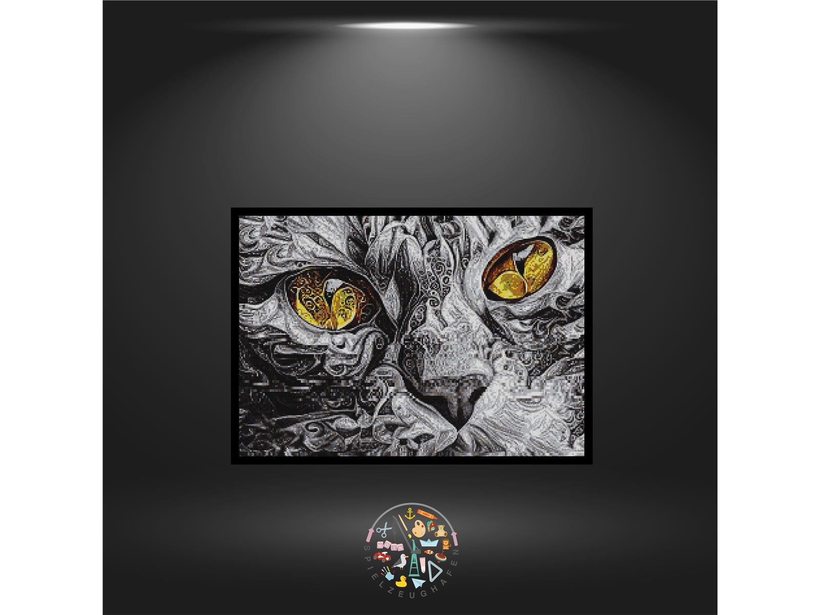 Katze 'Bella' - Quadratisch mit eckig Strass von Spielzeughafen