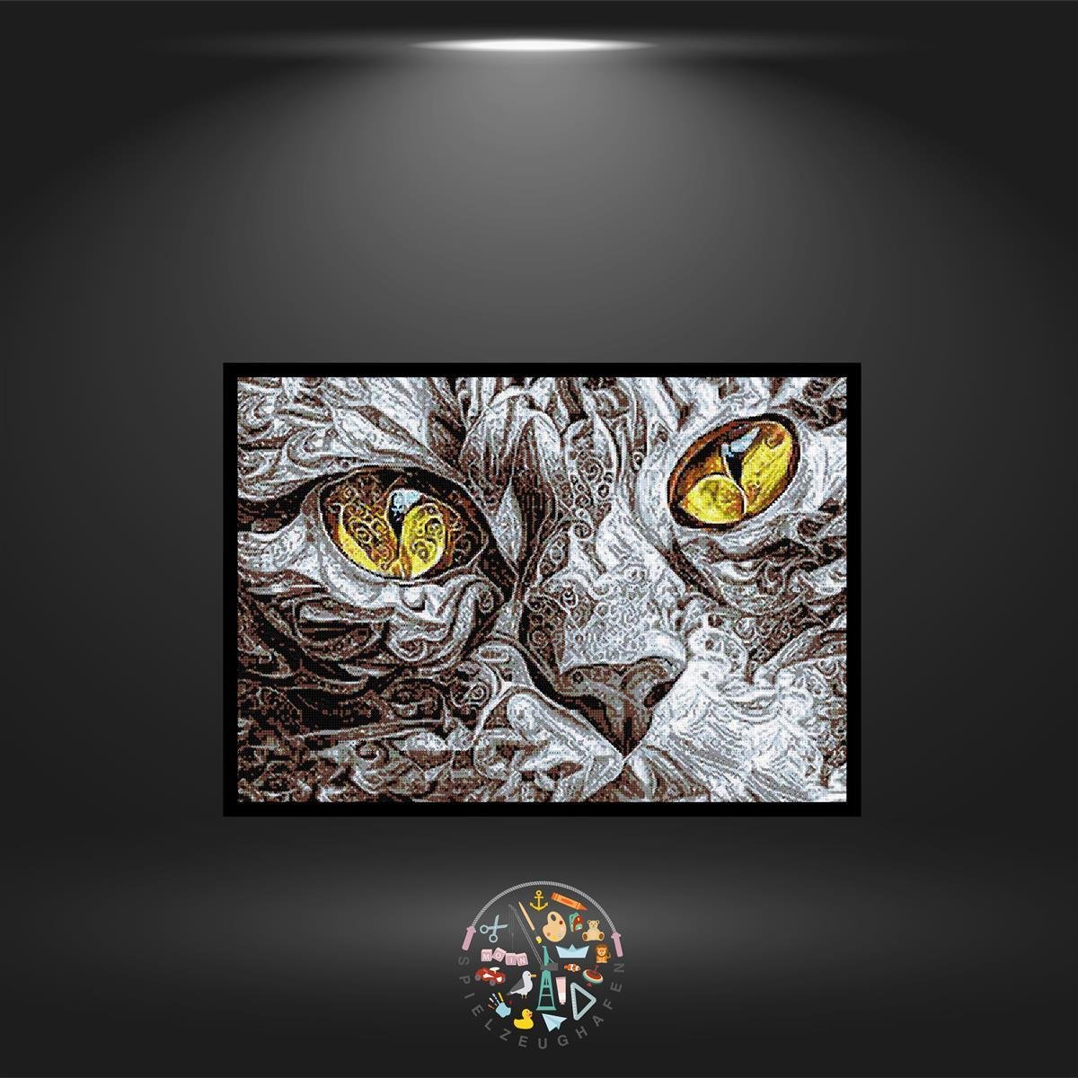 Katze 'Bella' - Quadratisch mit eckig Strass von Spielzeughafen