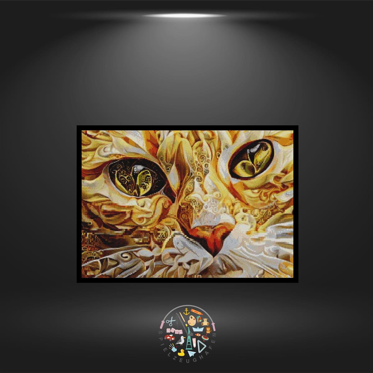 Katze 'Opal' - Quadratisch mit AB von Spielzeughafen