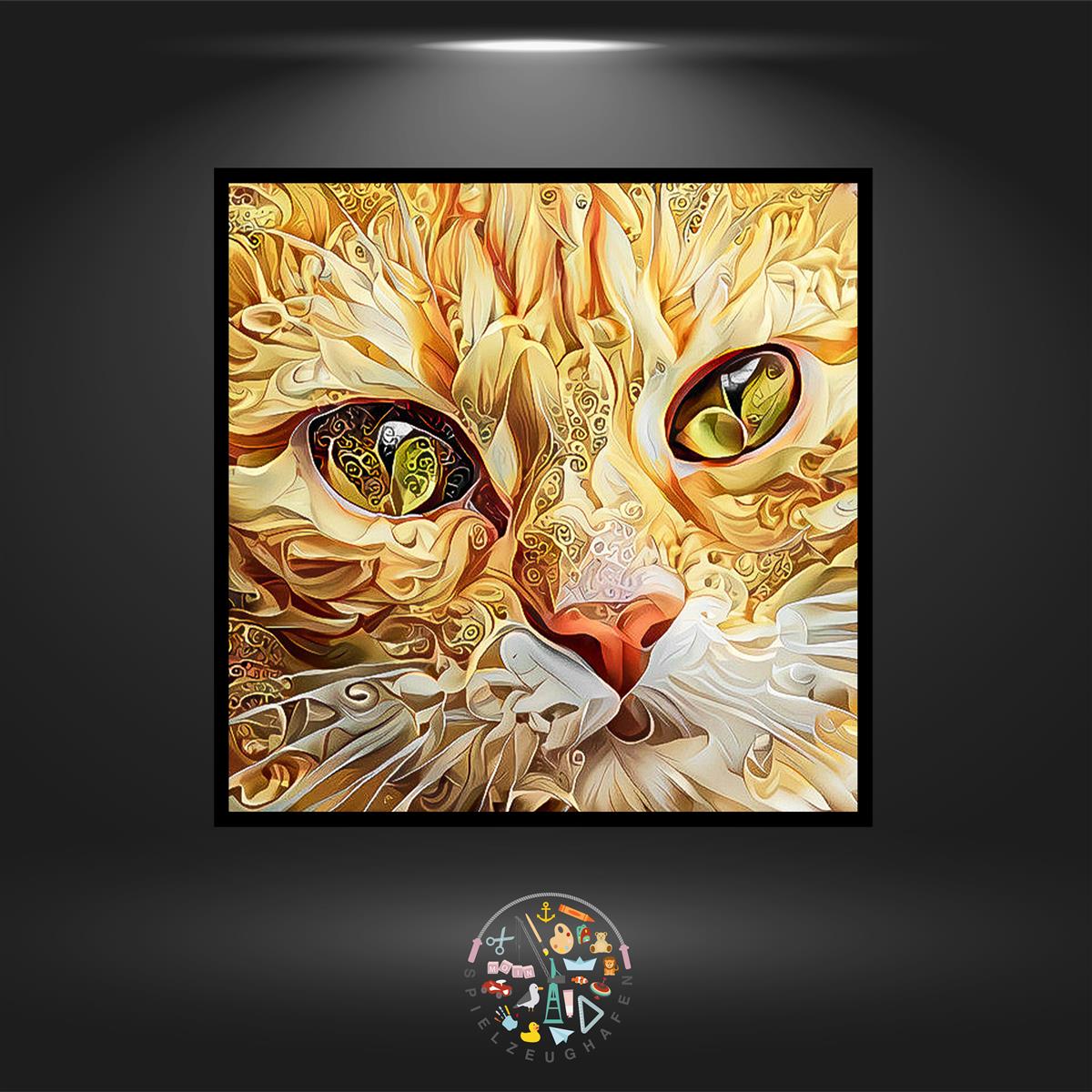 Katze 'Opal' - Strass / Rhinestone von Spielzeughafen