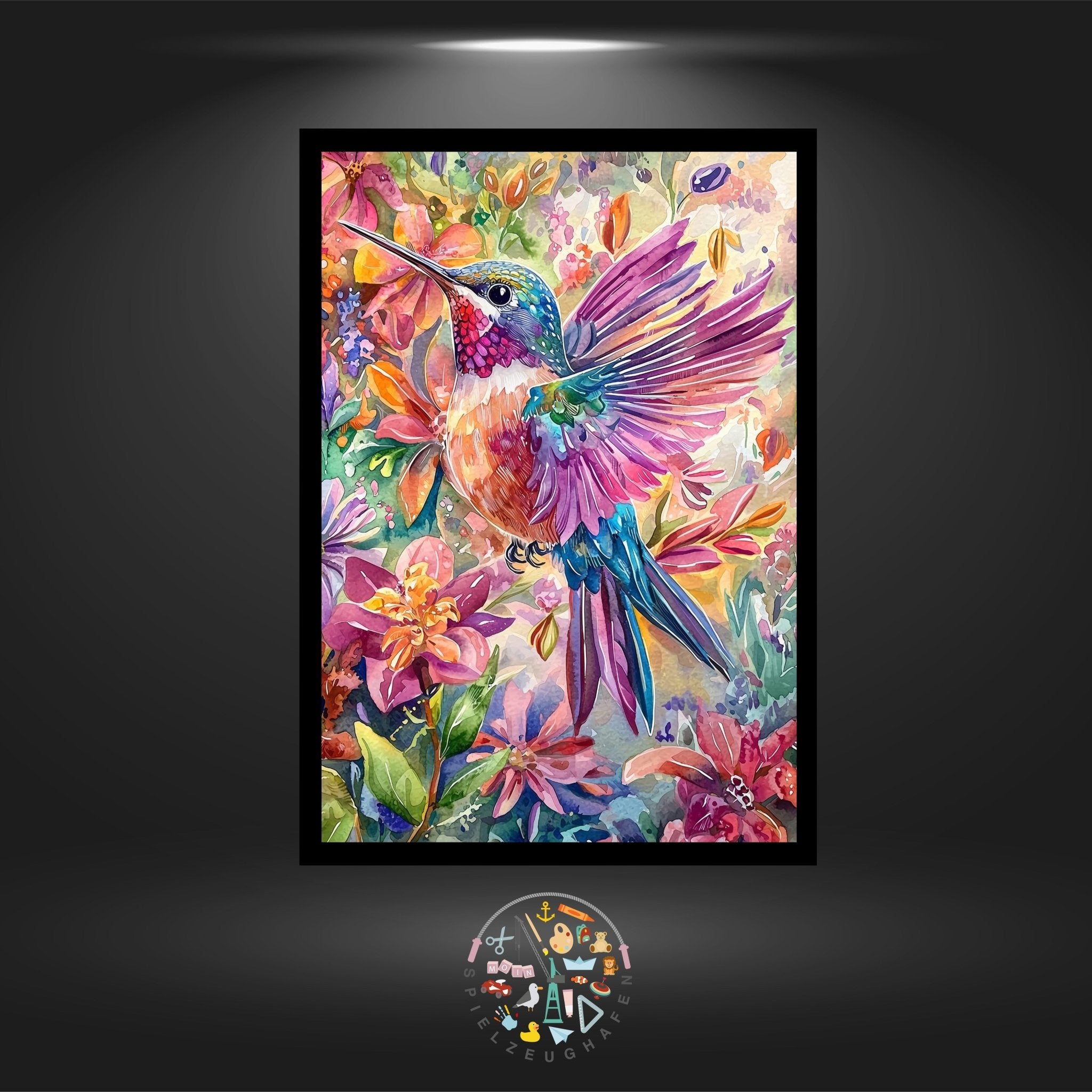 Kolibri 'Pinky' - Strass rund von Spielzeughafen