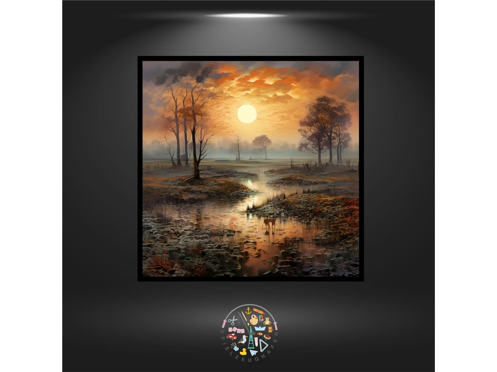 Landschaften im Herbst - Set Quadratisch von Spielzeughafen