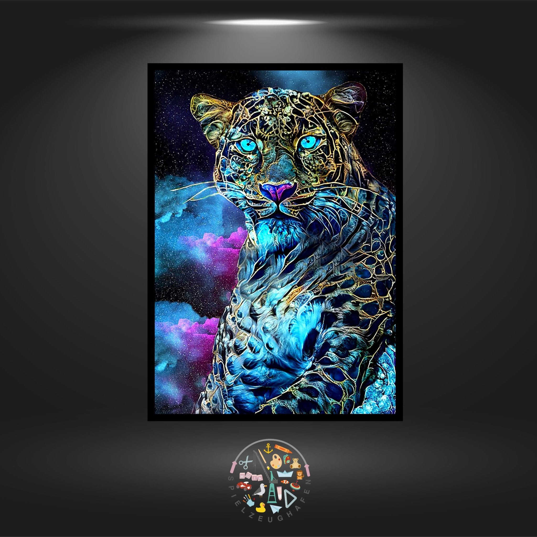 Leopard 'Saphir' - Strass / Rhinestone von Spielzeughafen