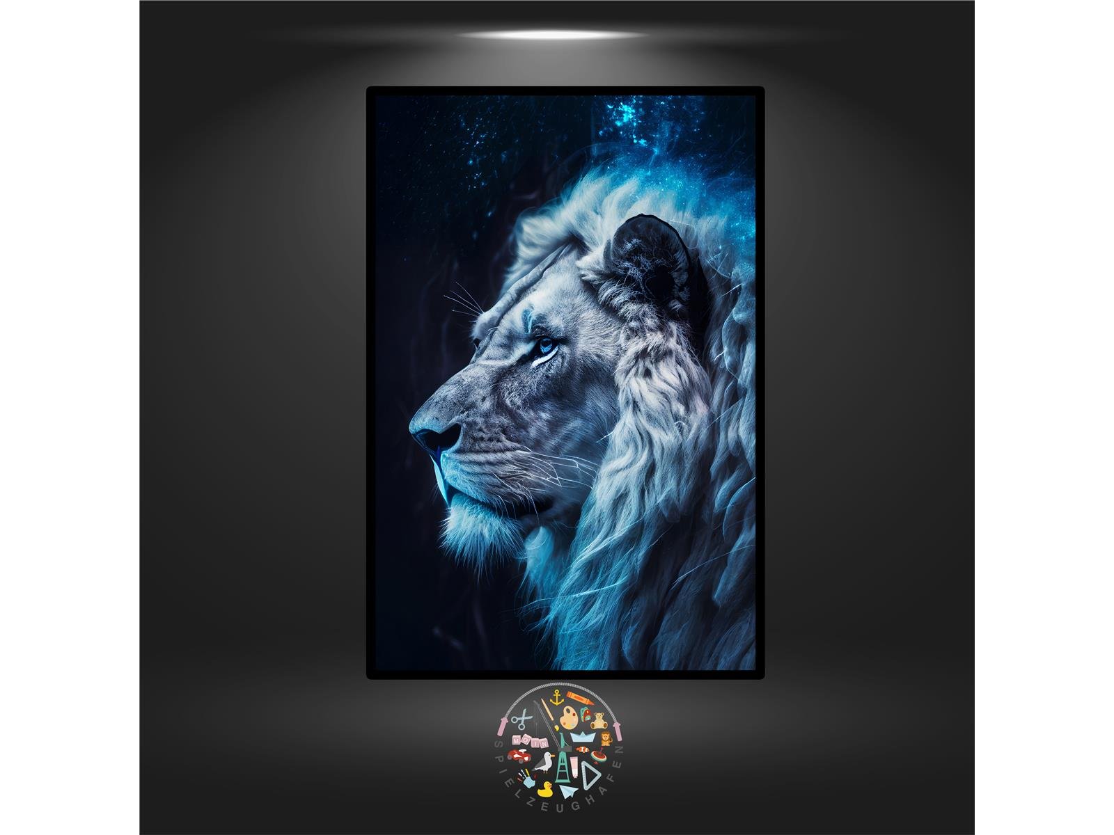 Löwe 'Benroy' - Quadratisch von Spielzeughafen