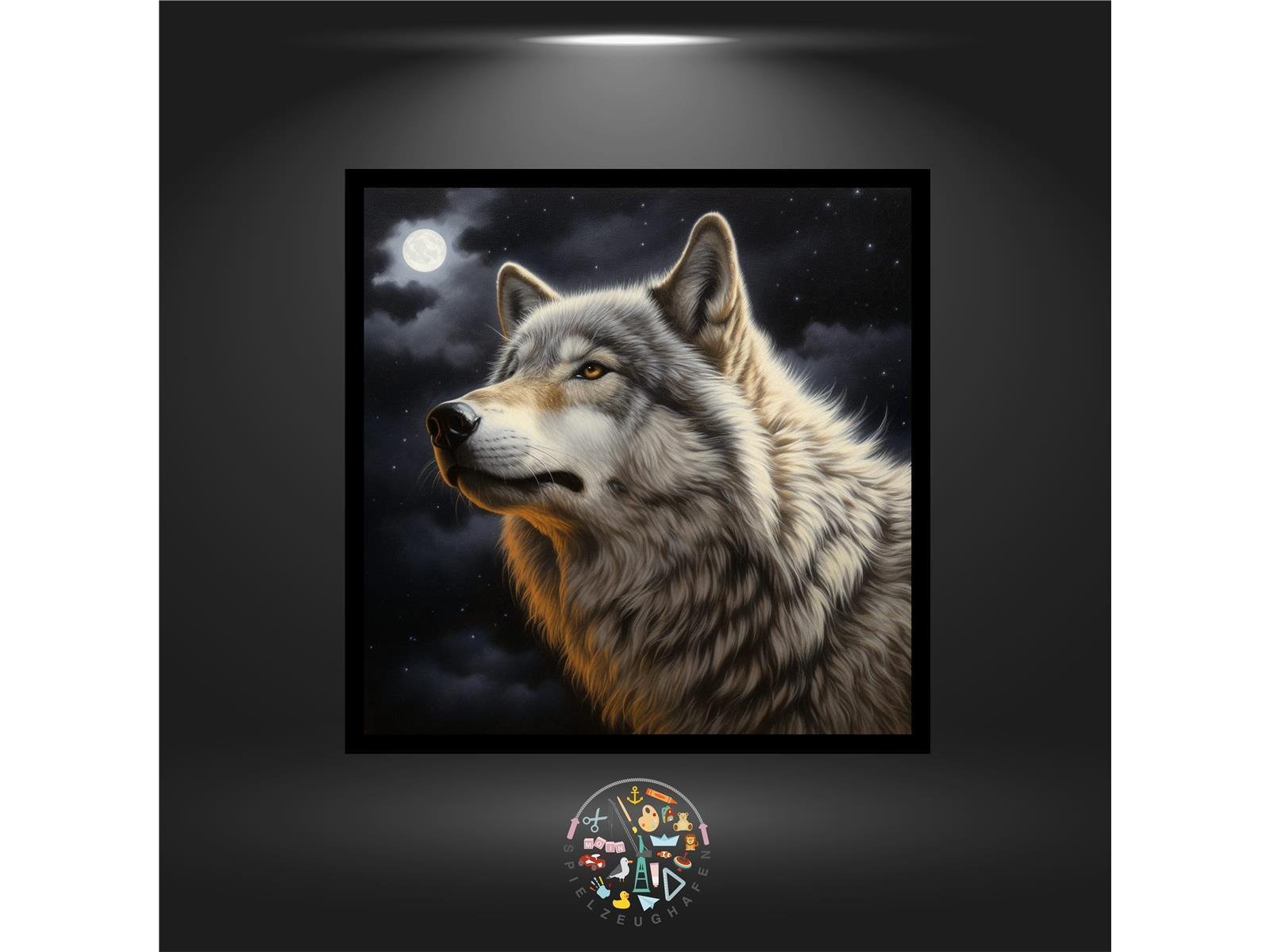 Moonlight Wolf - Quadratisch von Spielzeughafen