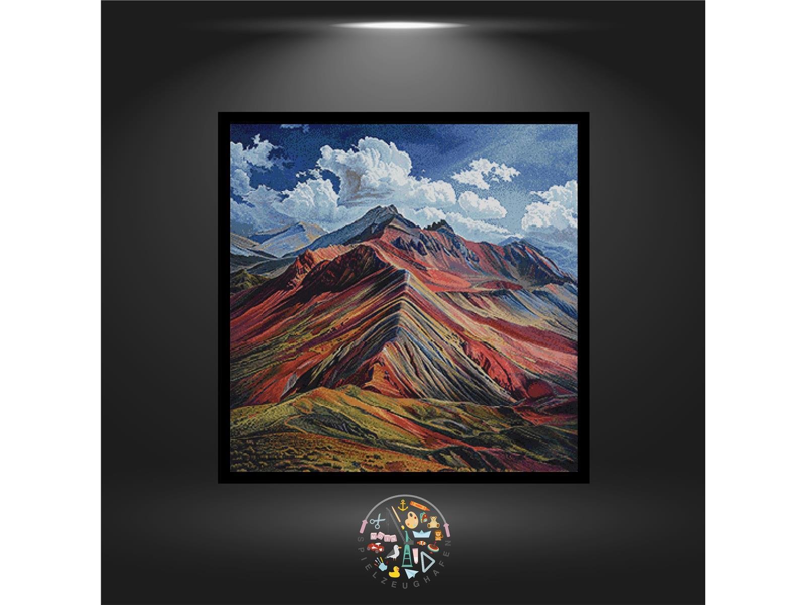 Mountain Vinicunca (Peru) - Quadratisch von Spielzeughafen