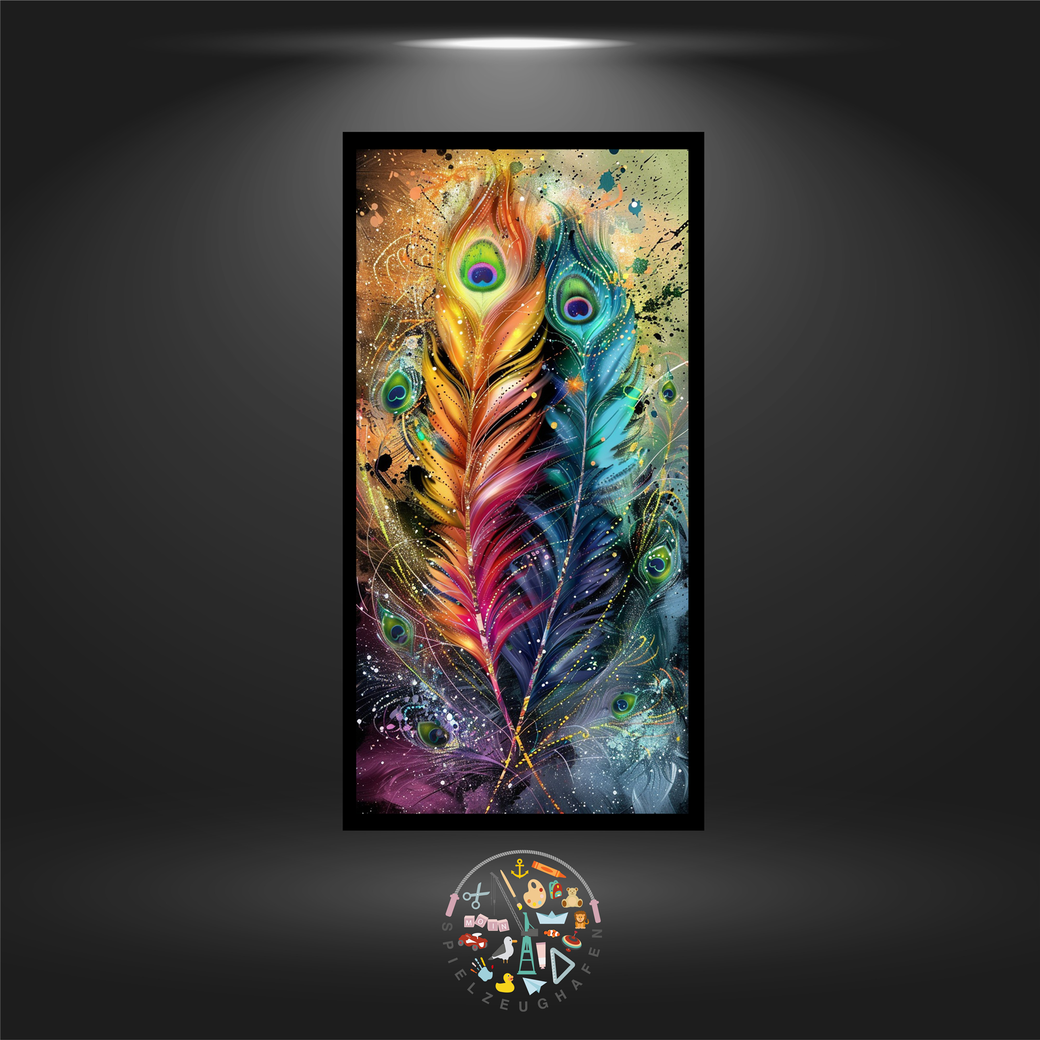 Feather of Love - Strass rund