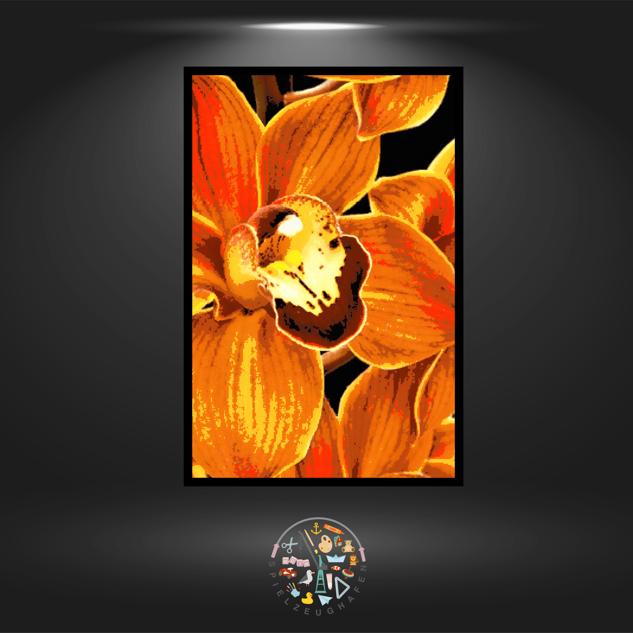 'Orchidee' - Strass / Rhinestone von Spielzeughafen