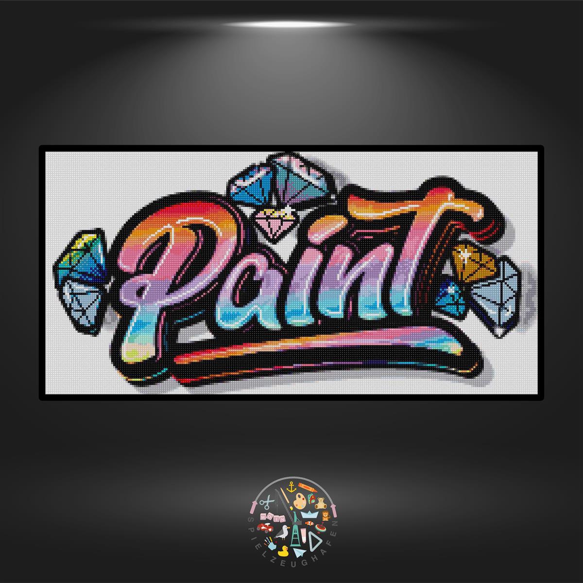 Paint - Quadratisch/ Strass (eckig)/ Nachtleuchtend/ AB von Spielzeughafen