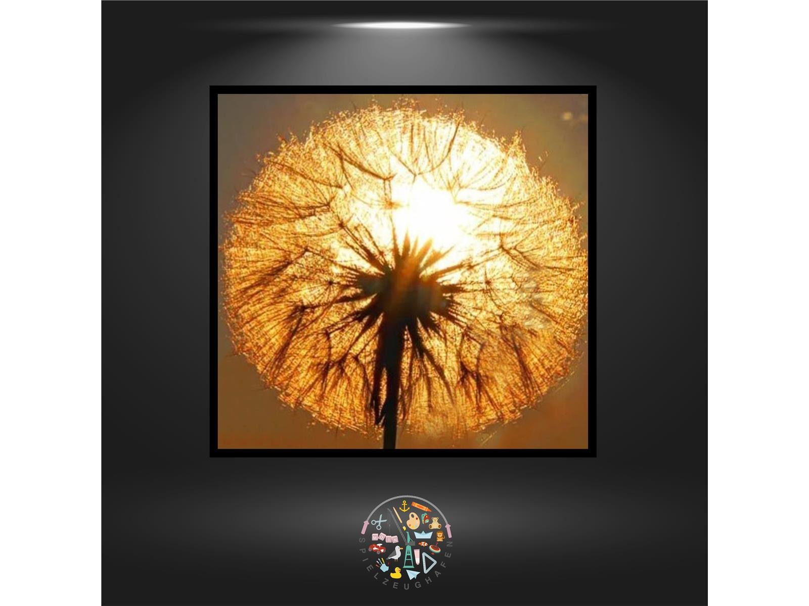 Pusteblume bei Nacht - Quadratisch von Spielzeughafen