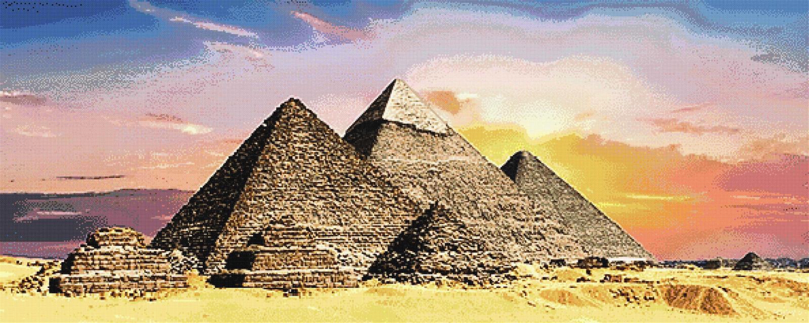 'Pyramiden von Gizeh' - Quadratisch von Spielzeughafen