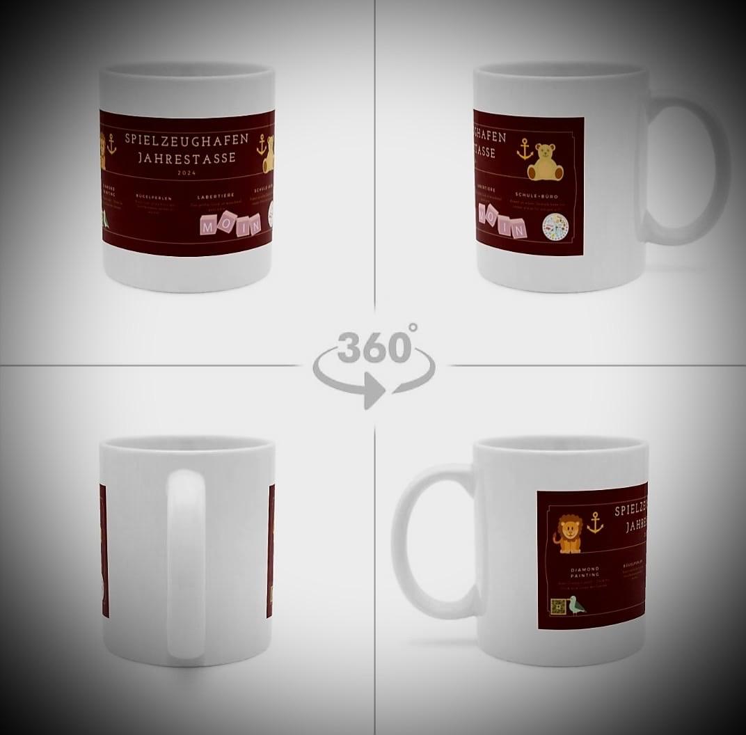 Spielzeughafen Jubiläumstasse 2024 *Limited Edition* von Spielzeughafen