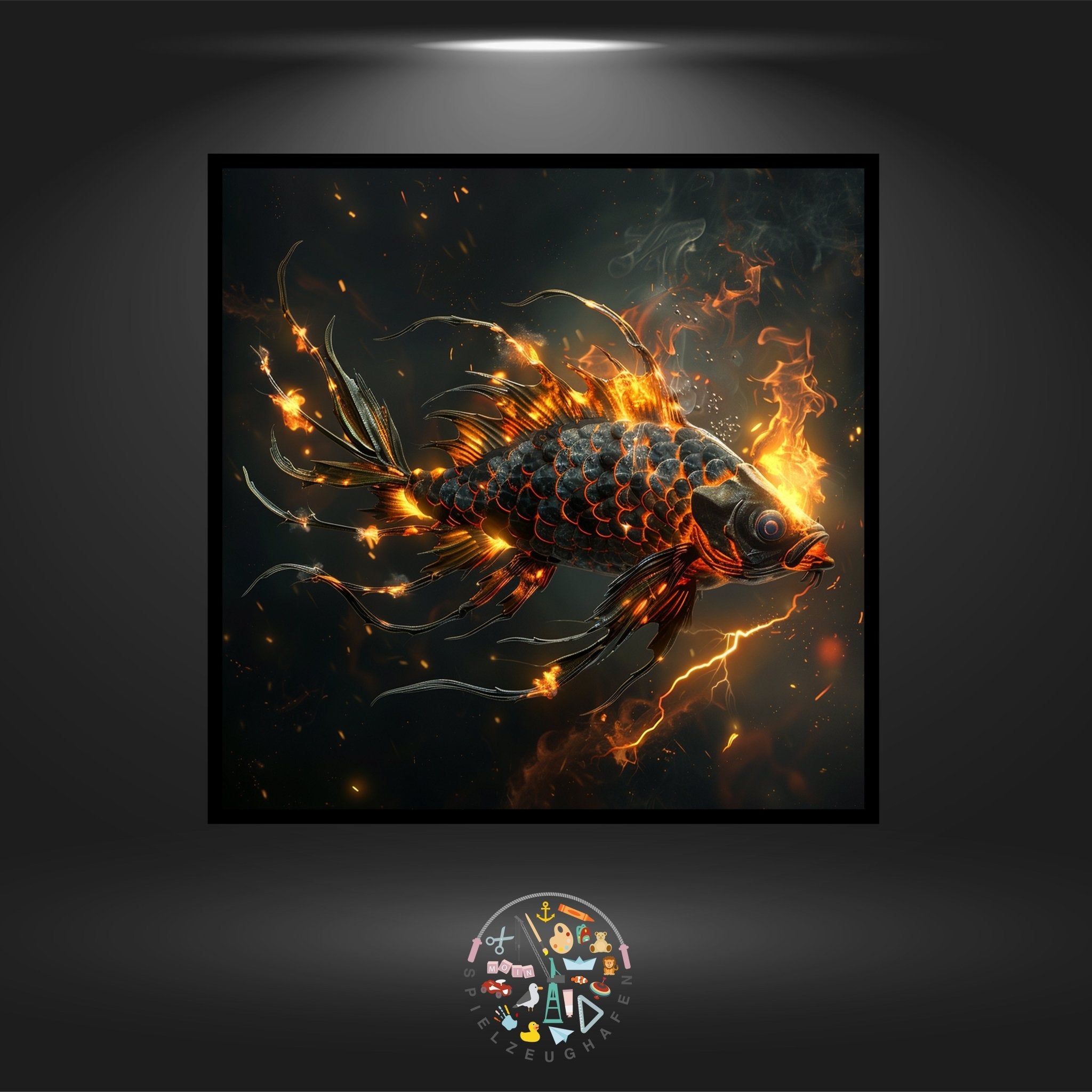 Sternzeichen Dark side - Fisch - Quadratisch von Spielzeughafen