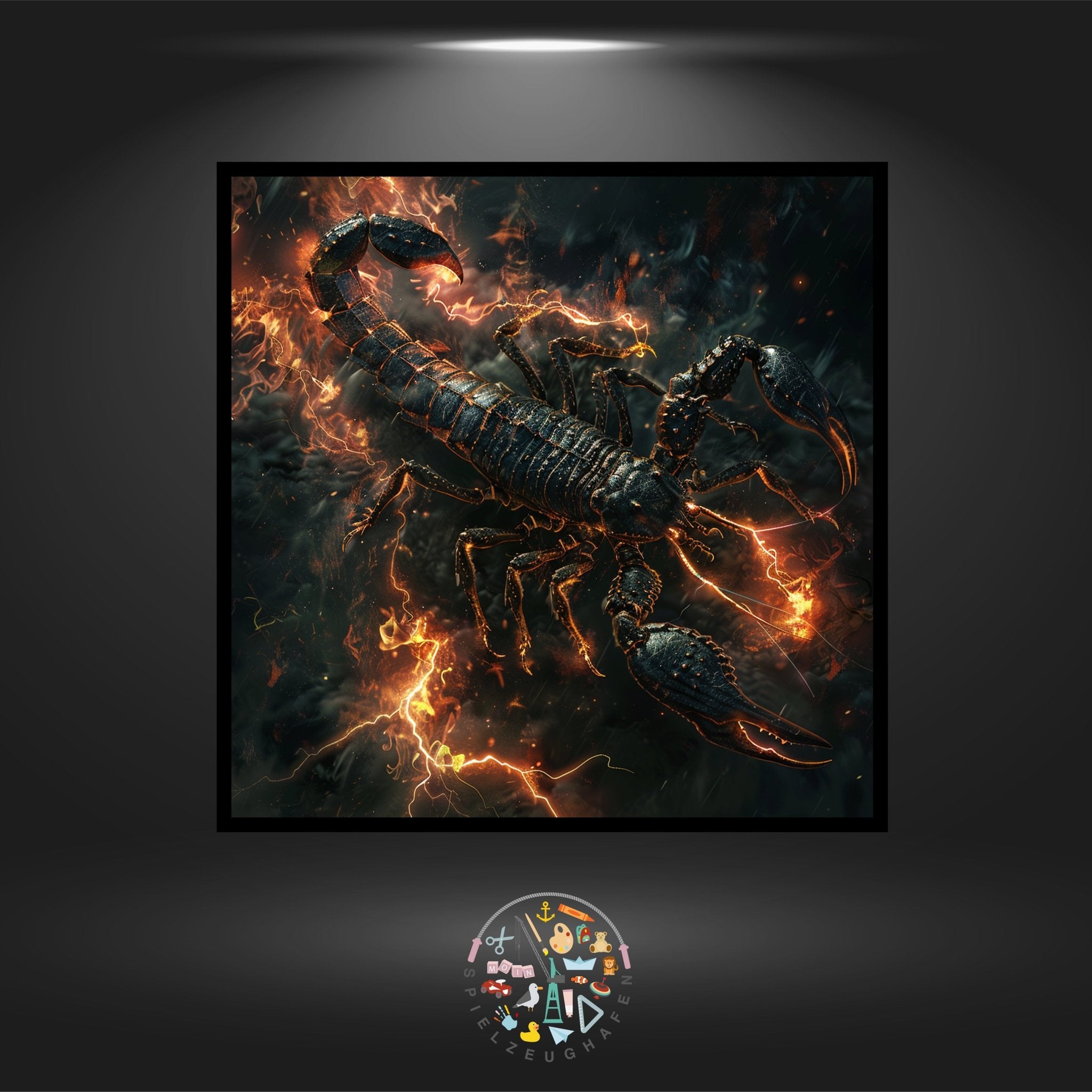 Sternzeichen Dark side - Skorpion - Quadratisch von Spielzeughafen
