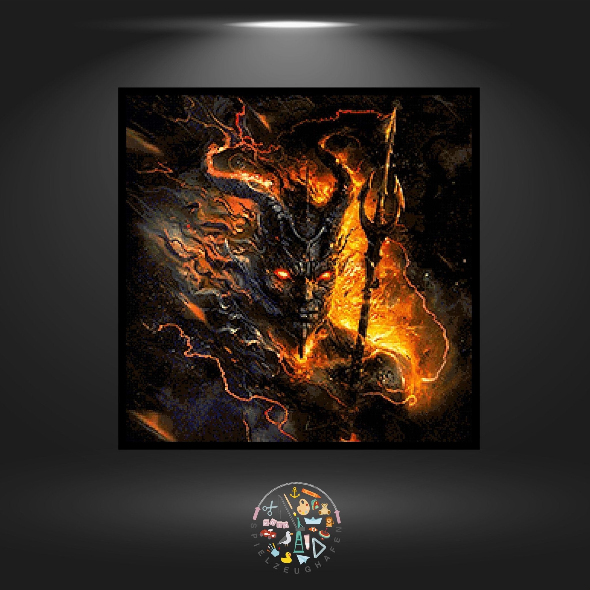 Sternzeichen Dark side - Wassermann - Quadratisch von Spielzeughafen