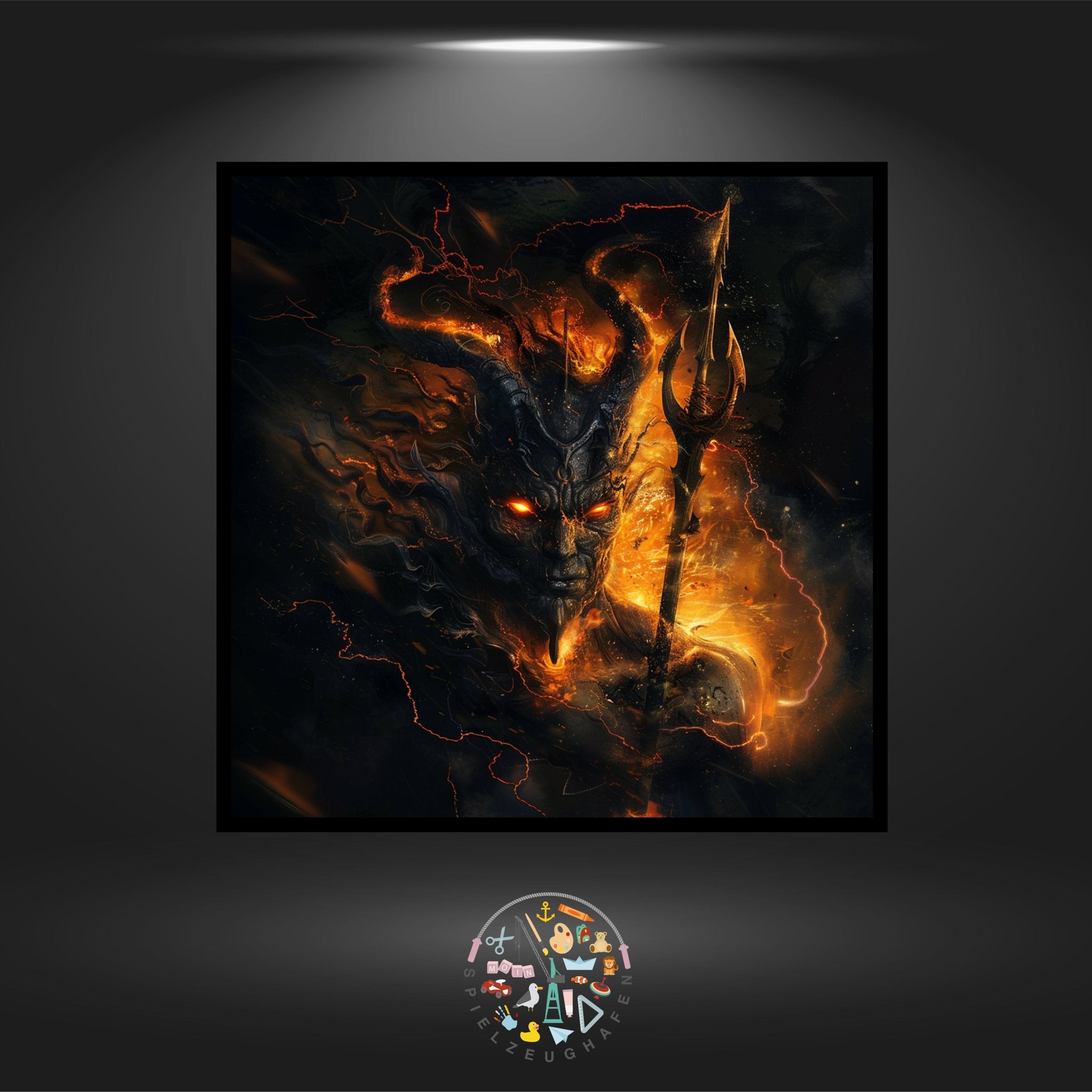 Sternzeichen Dark side - Wassermann - Quadratisch von Spielzeughafen