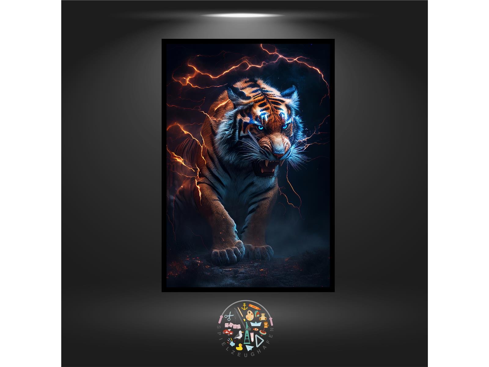 Tiger 'Sanchez' - Quadratisch mit eckig Strass von Spielzeughafen