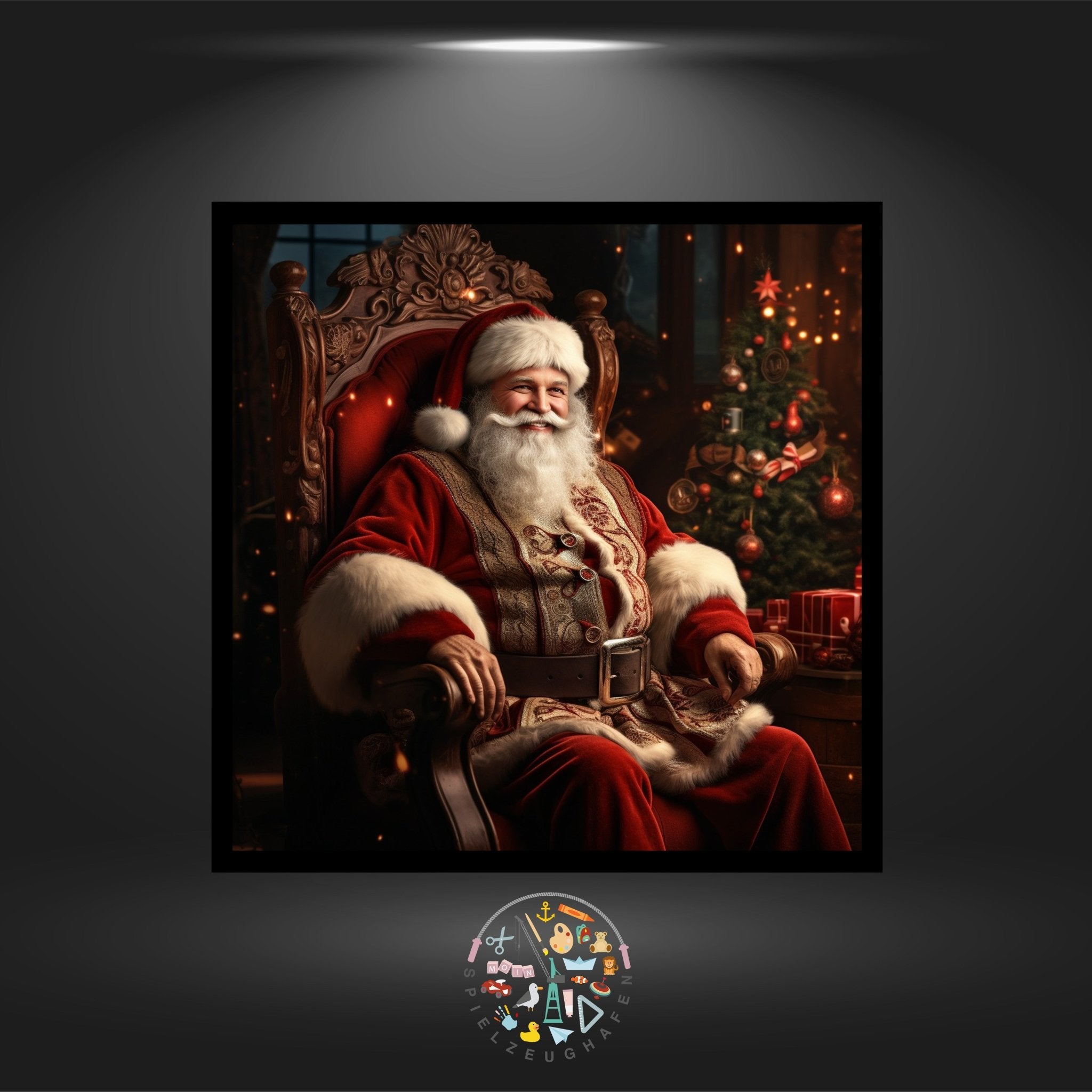 Weihnachtsmann - Quadratisch von Spielzeughafen