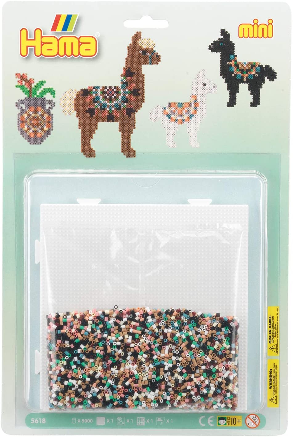 5000 Mini Bügelperlen Set Alpaka von Spielzeughafen